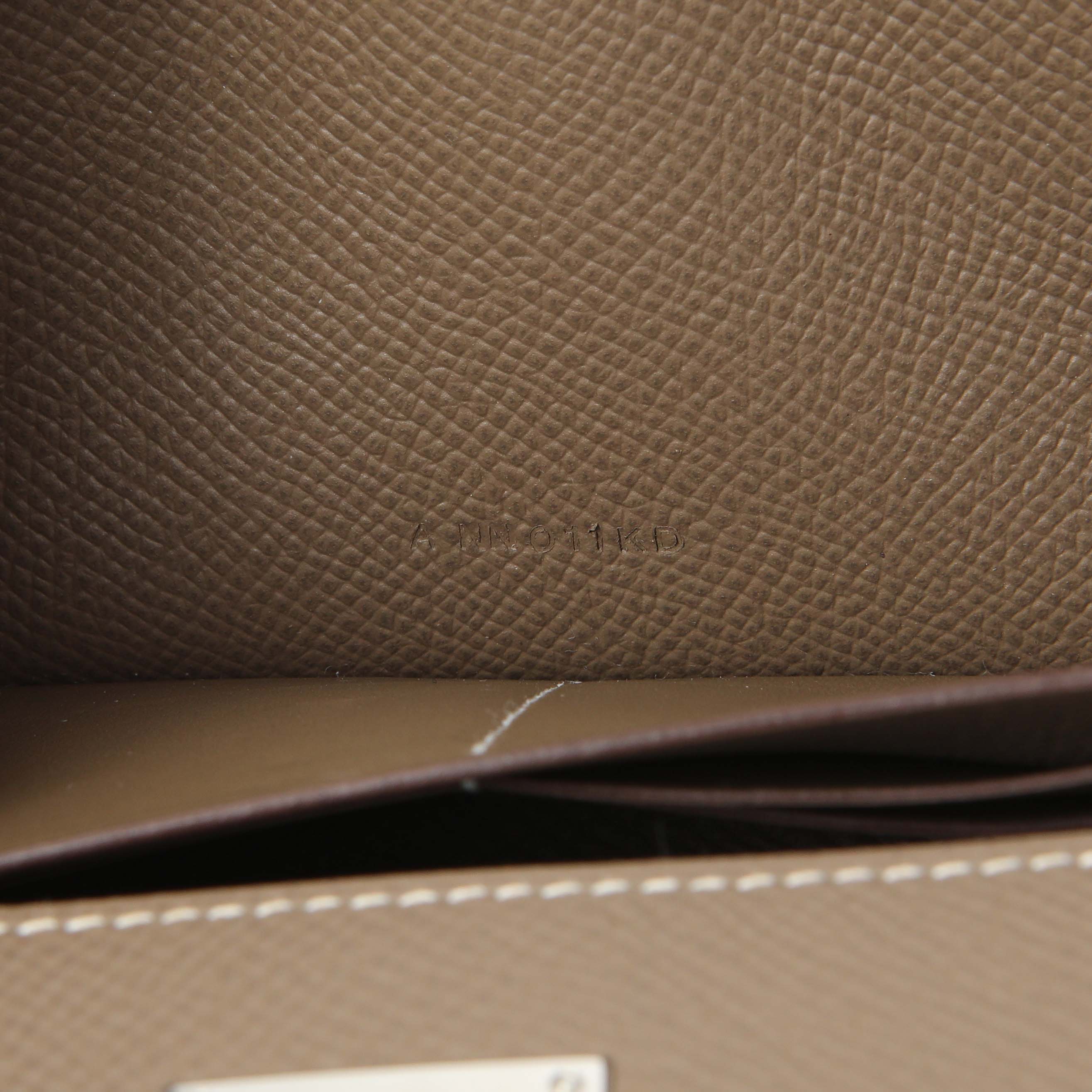 Hermes Etoupe Epsom Kelly Longue Wallet - Image 6