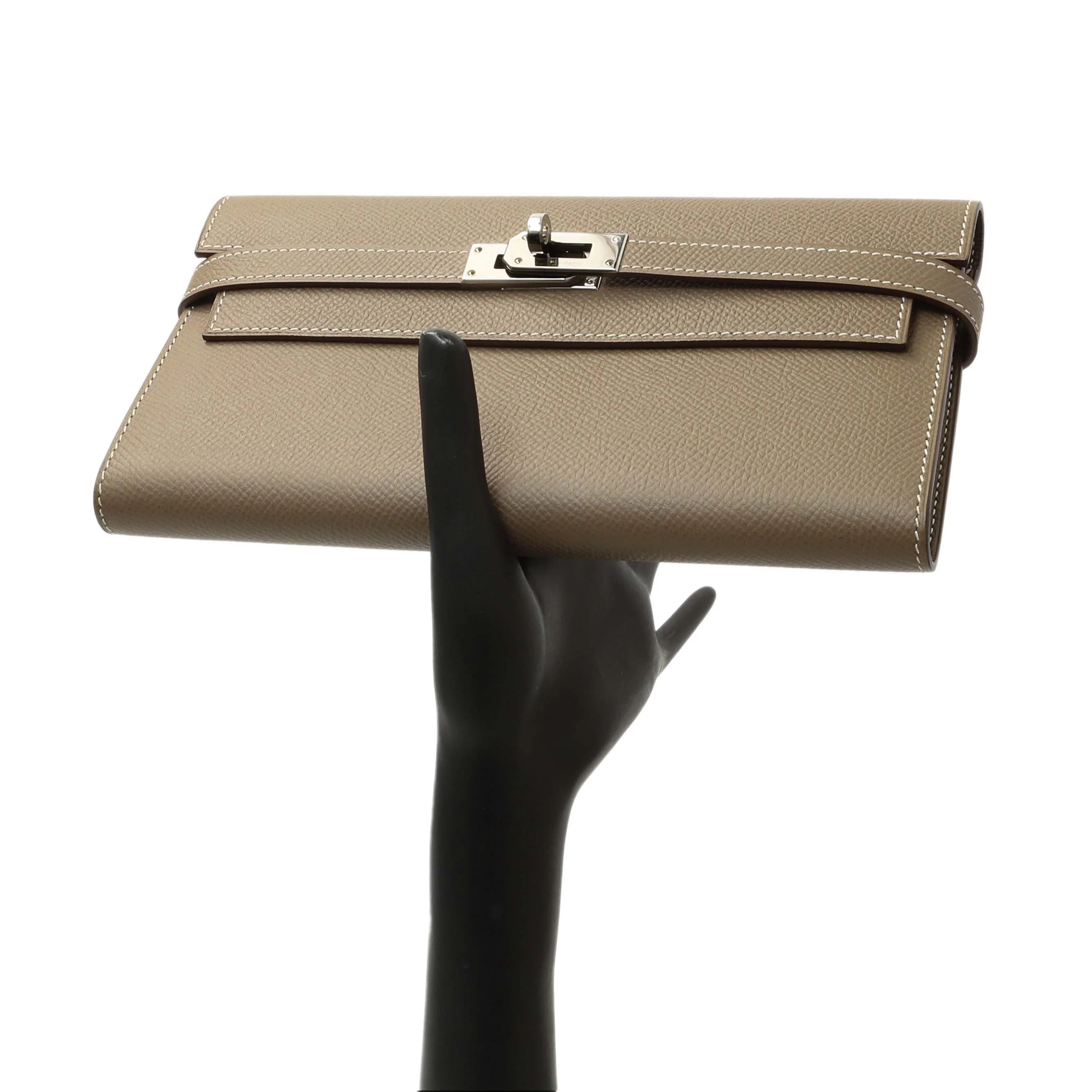 Hermes Etoupe Epsom Kelly Longue Wallet - Image 7