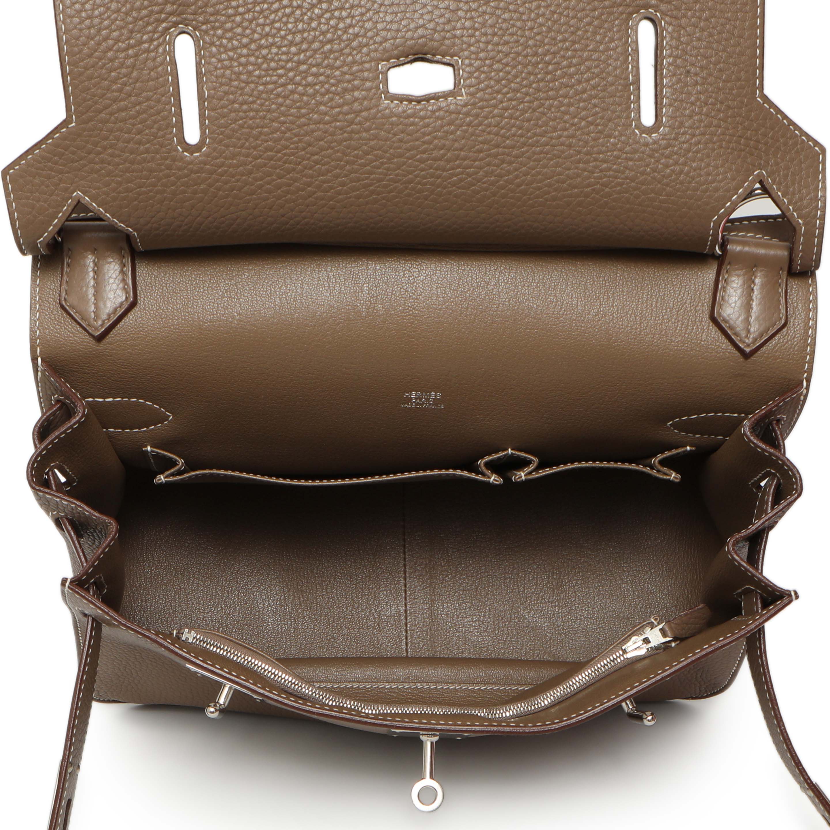 Hermes Etoupe Taurillon Clemence Jypsiere 31 - Image 8