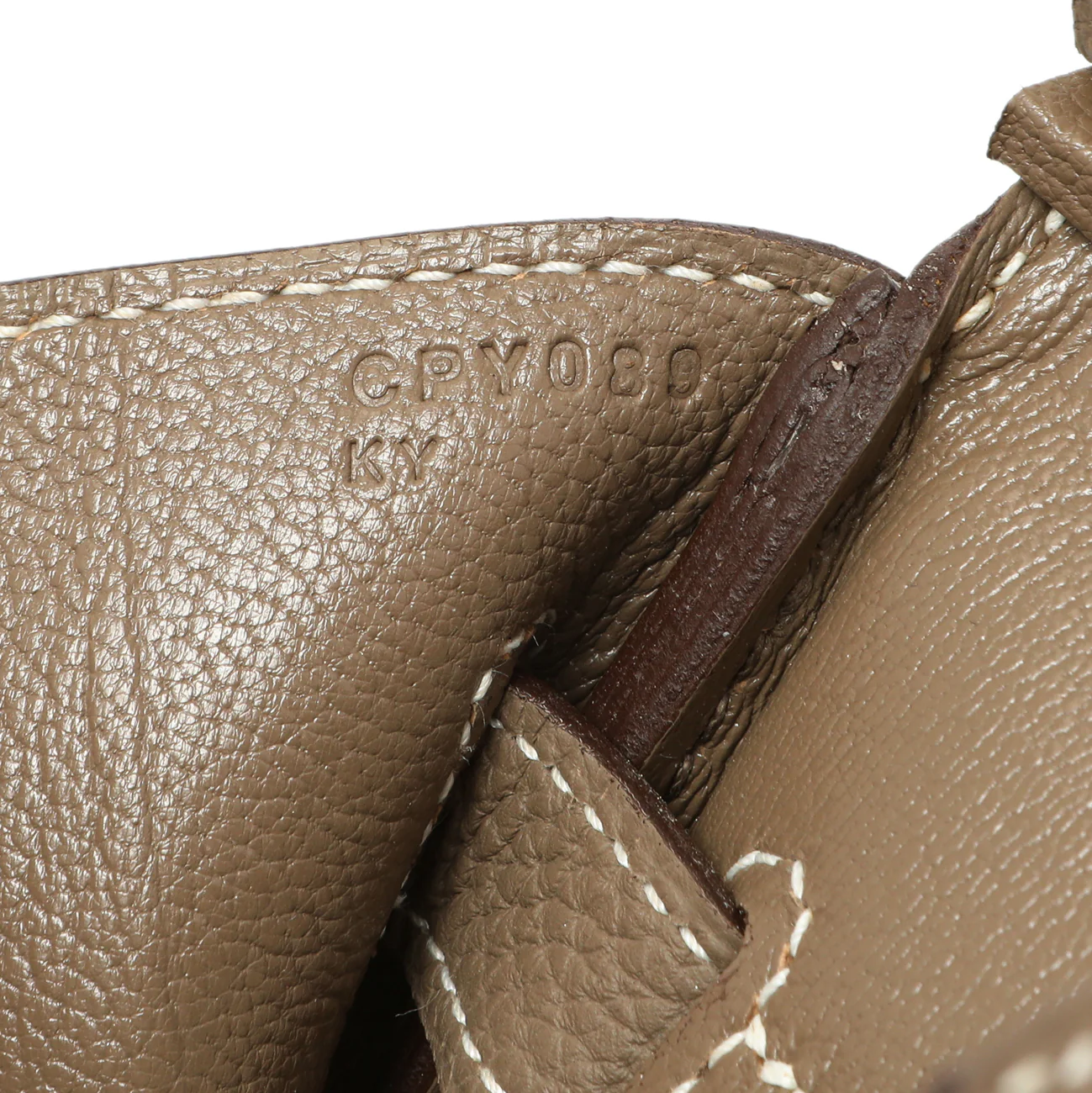 Hermes Etoupe Togo Birkin 30 - Image 10