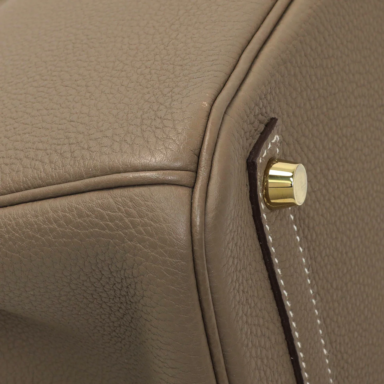 Hermes Etoupe Togo Birkin 30 - Image 6