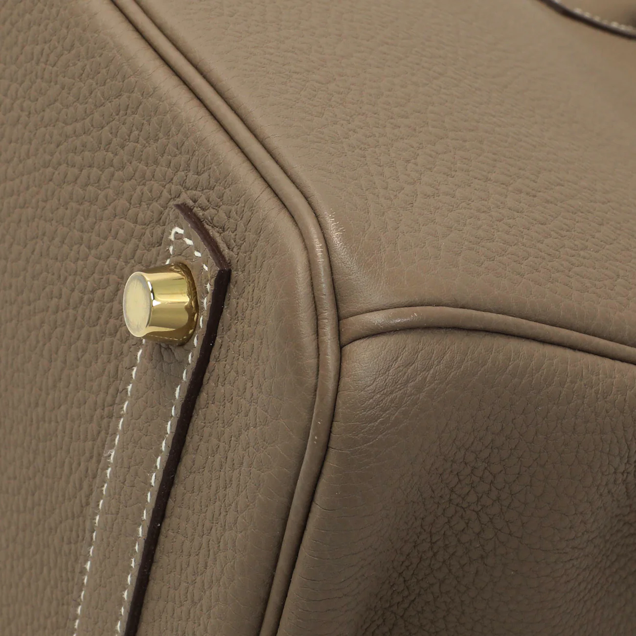 Hermes Etoupe Togo Birkin 30 - Image 7