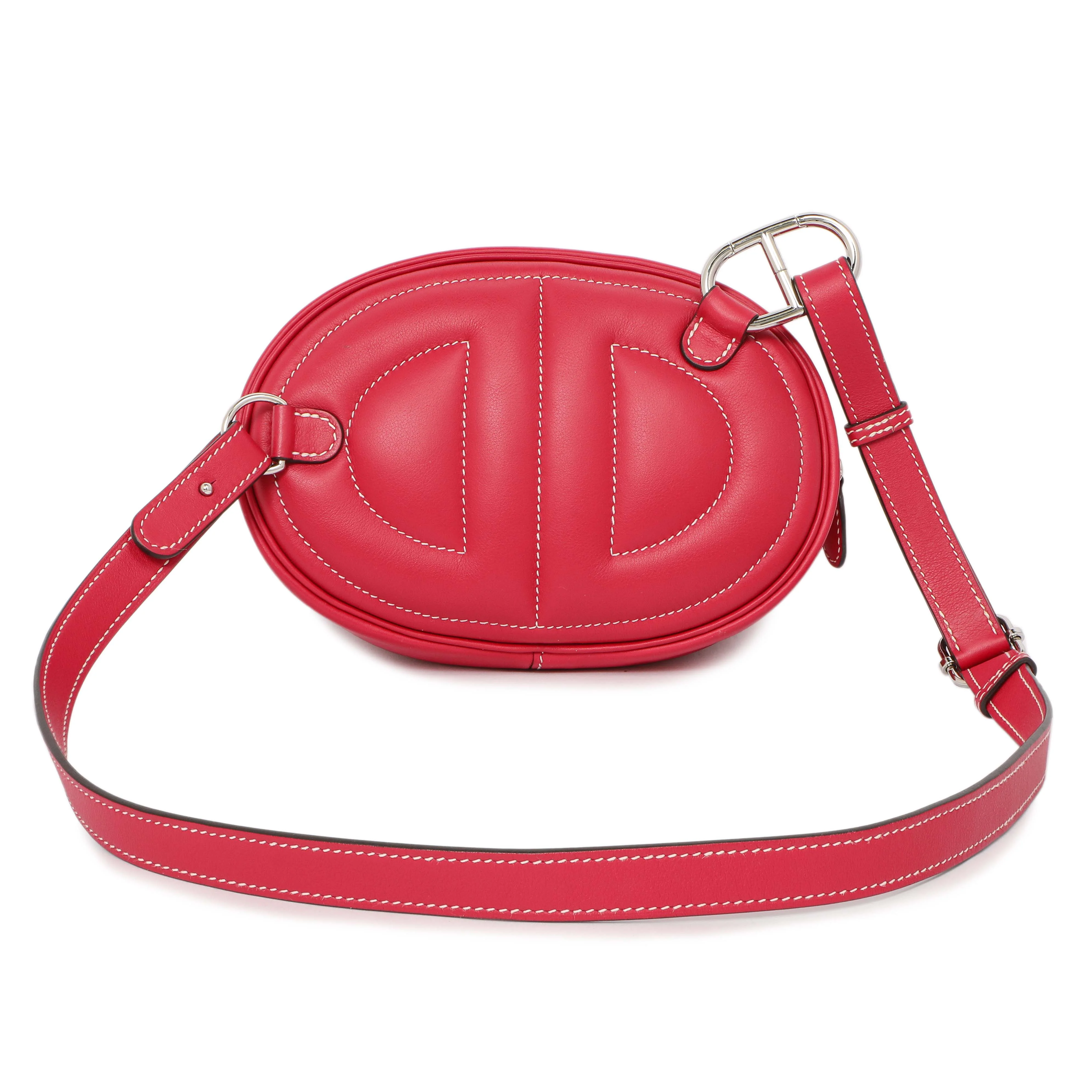 Hermes Framboise/Sesame Swift In-The-Loop Belt Bag - Image 2