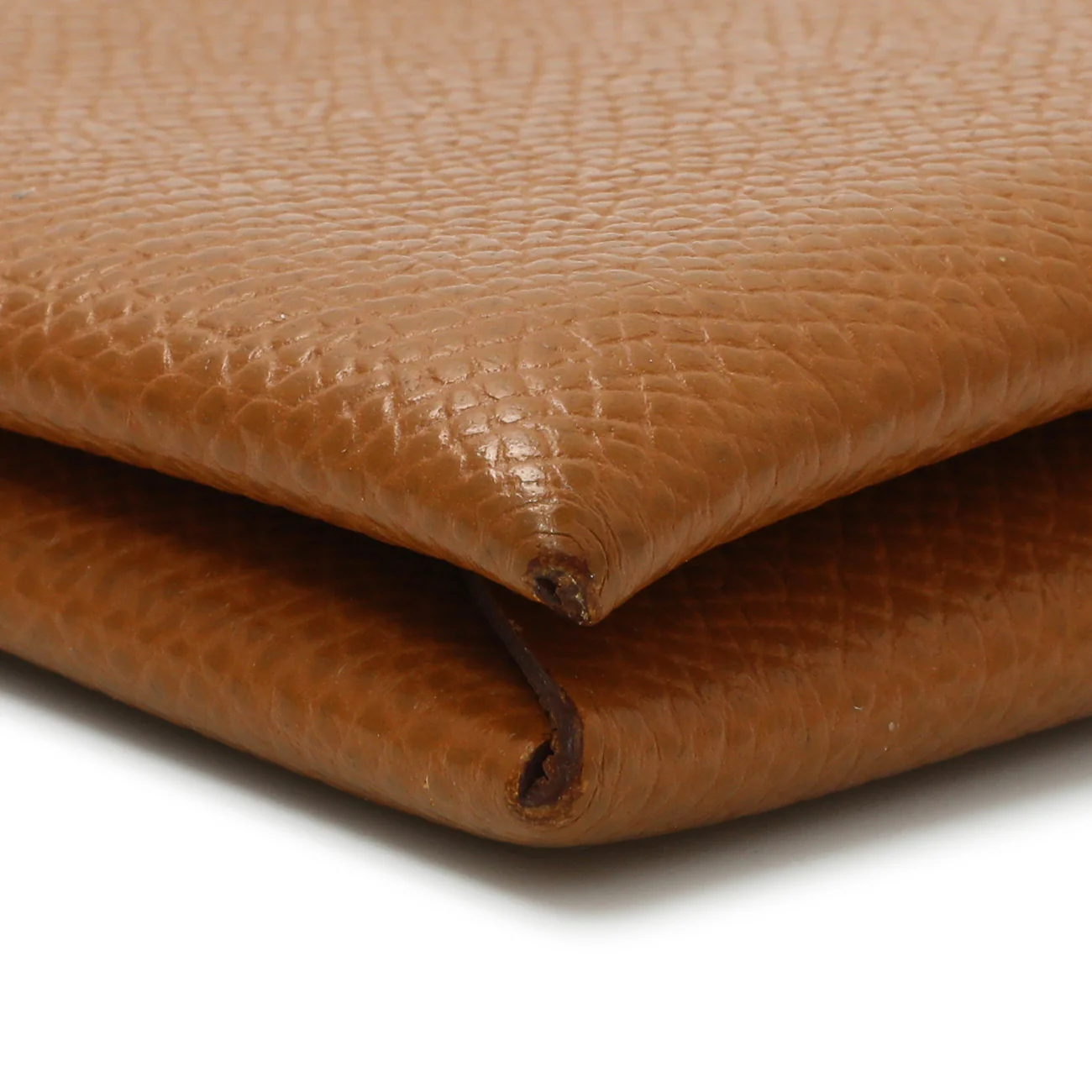 Hermes Gold Epsom Calvi Card Case - Image 6