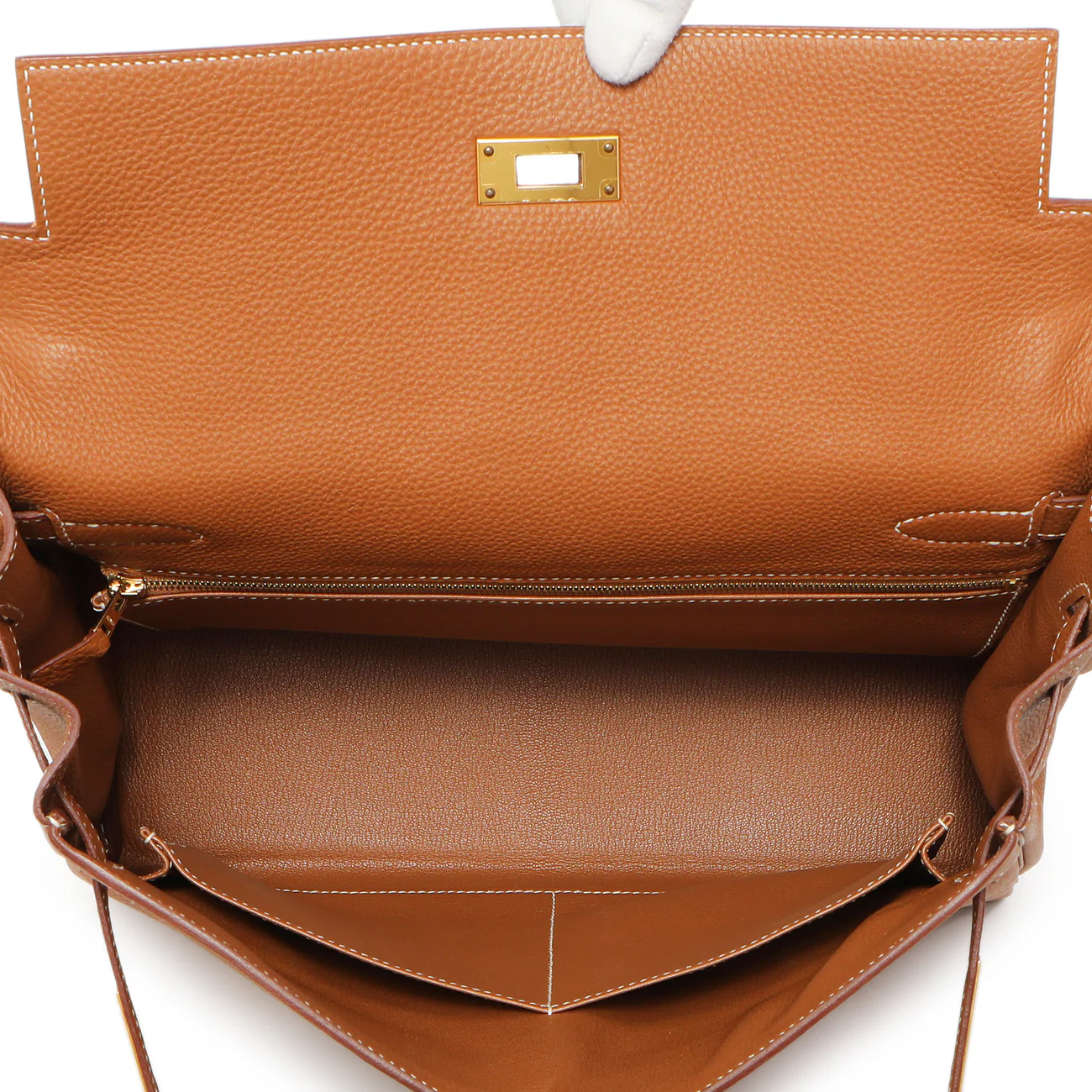 Hermes Gold Togo Kelly Retourne 32 - Image 3