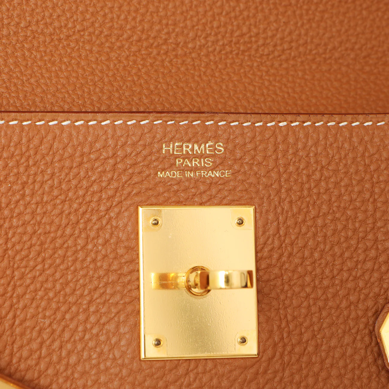Hermes Gold Togo Kelly Retourne 32 - Image 5