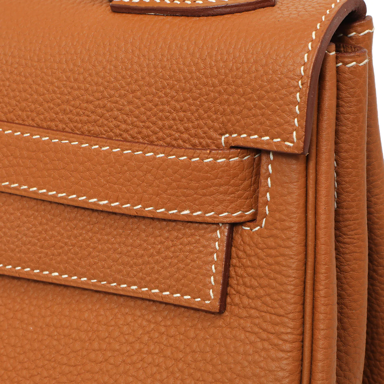 Hermes Gold Togo Kelly Retourne 32 - Image 7