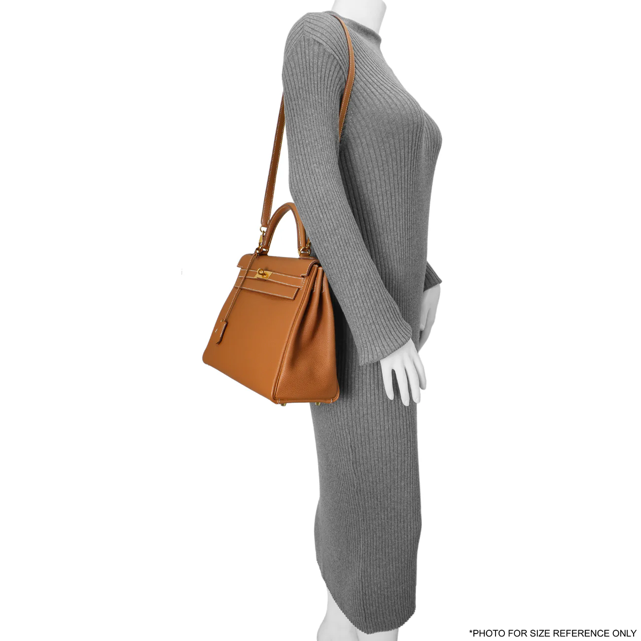 Hermes Gold Togo Kelly Retourne 32 - Image 8