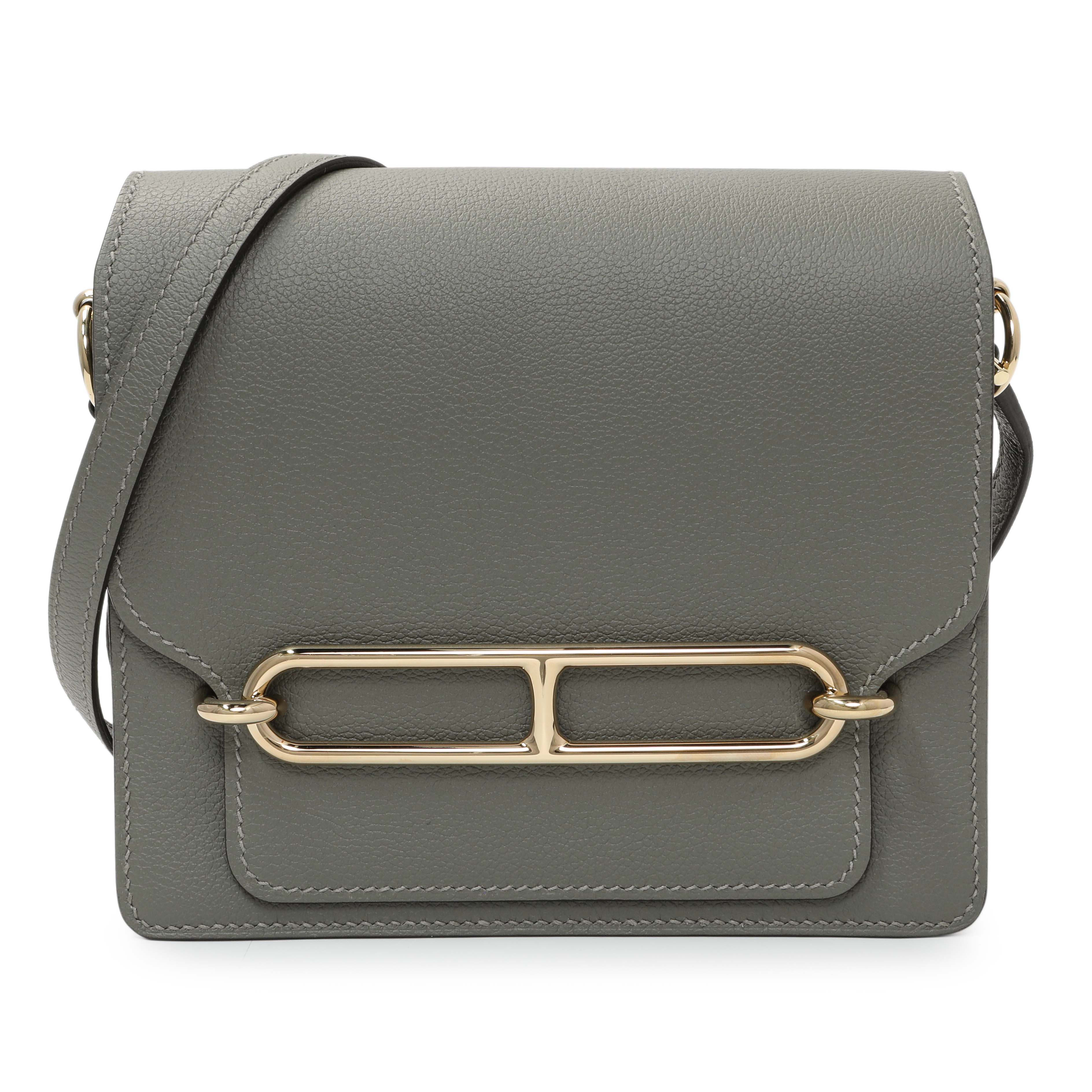 Hermes Gris Meyer Evercolor Mini Roulis 18
