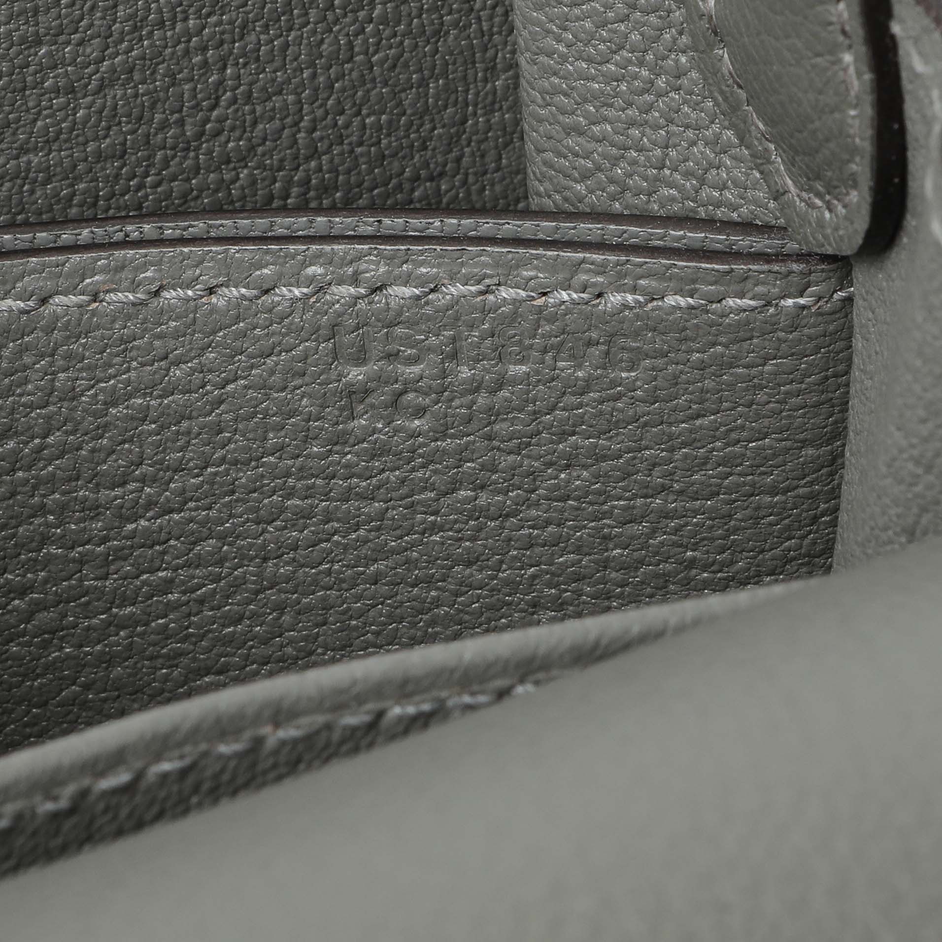 Hermes Gris Meyer Evercolor Mini Roulis 18 - Image 6