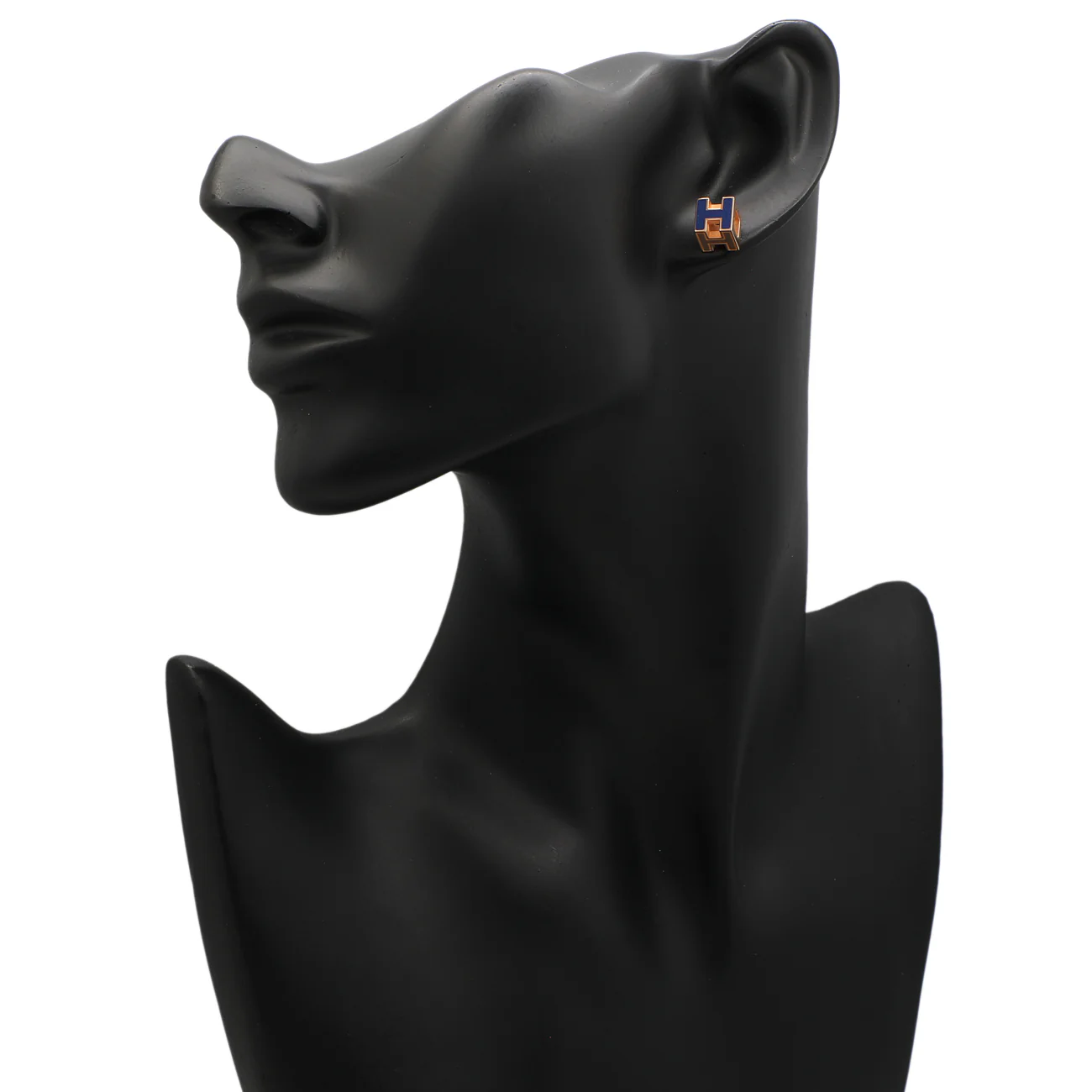 Hermes Lacquered Cage d'H Earrings - Image 3