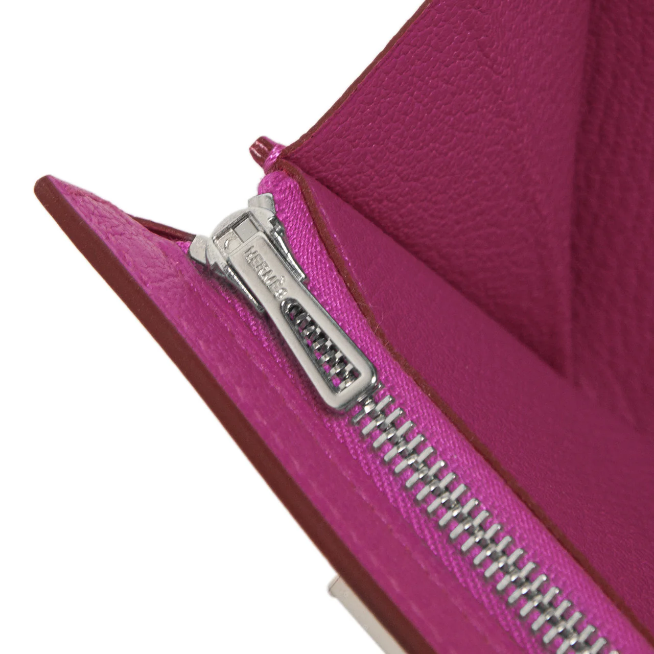 Hermes Magnolia Chevre Mysore Cinhetic Mini Wallet - Image 10