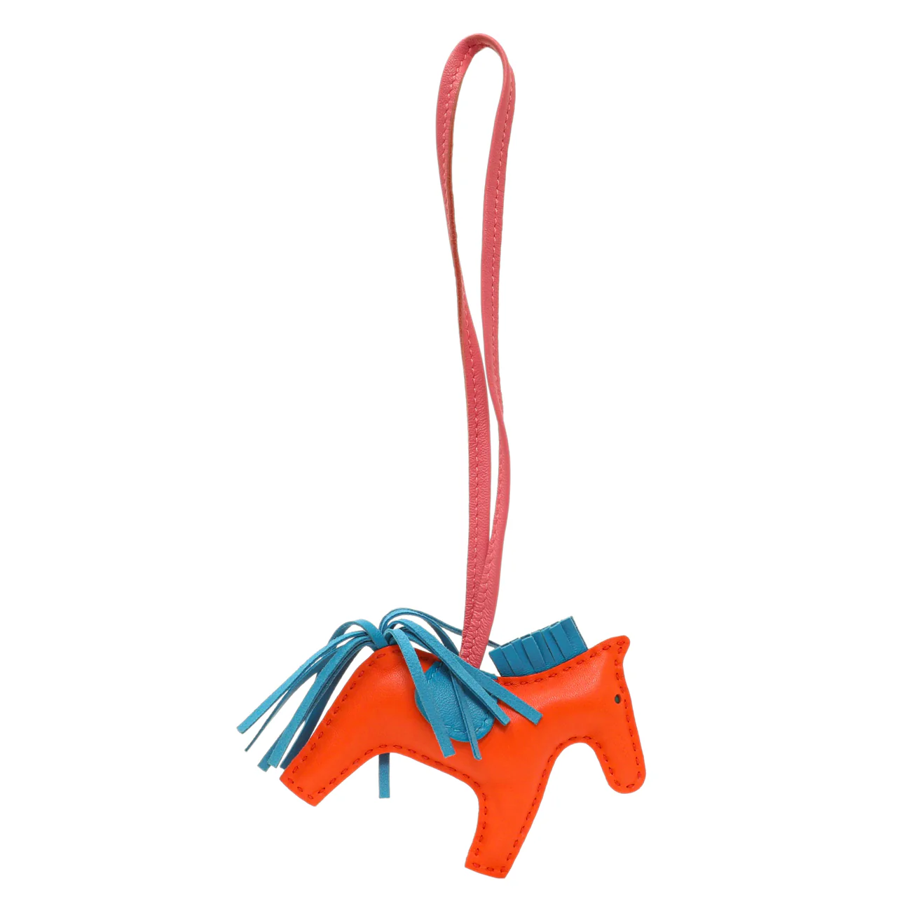 Hermes Milo Lambskin Grigri Rodeo Horse Bag Charm PM - Image 2