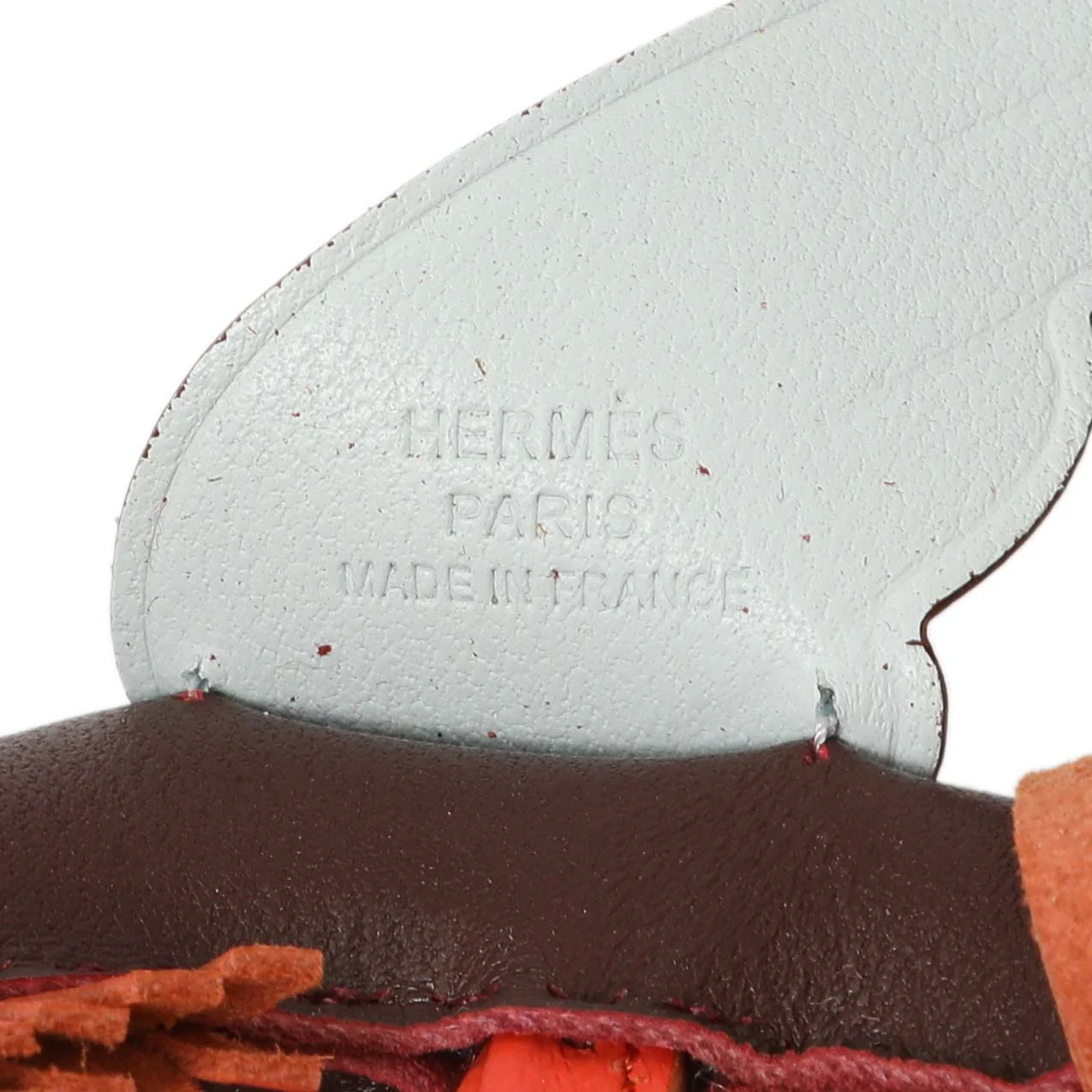 Hermes Milo Lambskin Grigri Rodeo Pegase Horse Bag Charm PM - Image 3