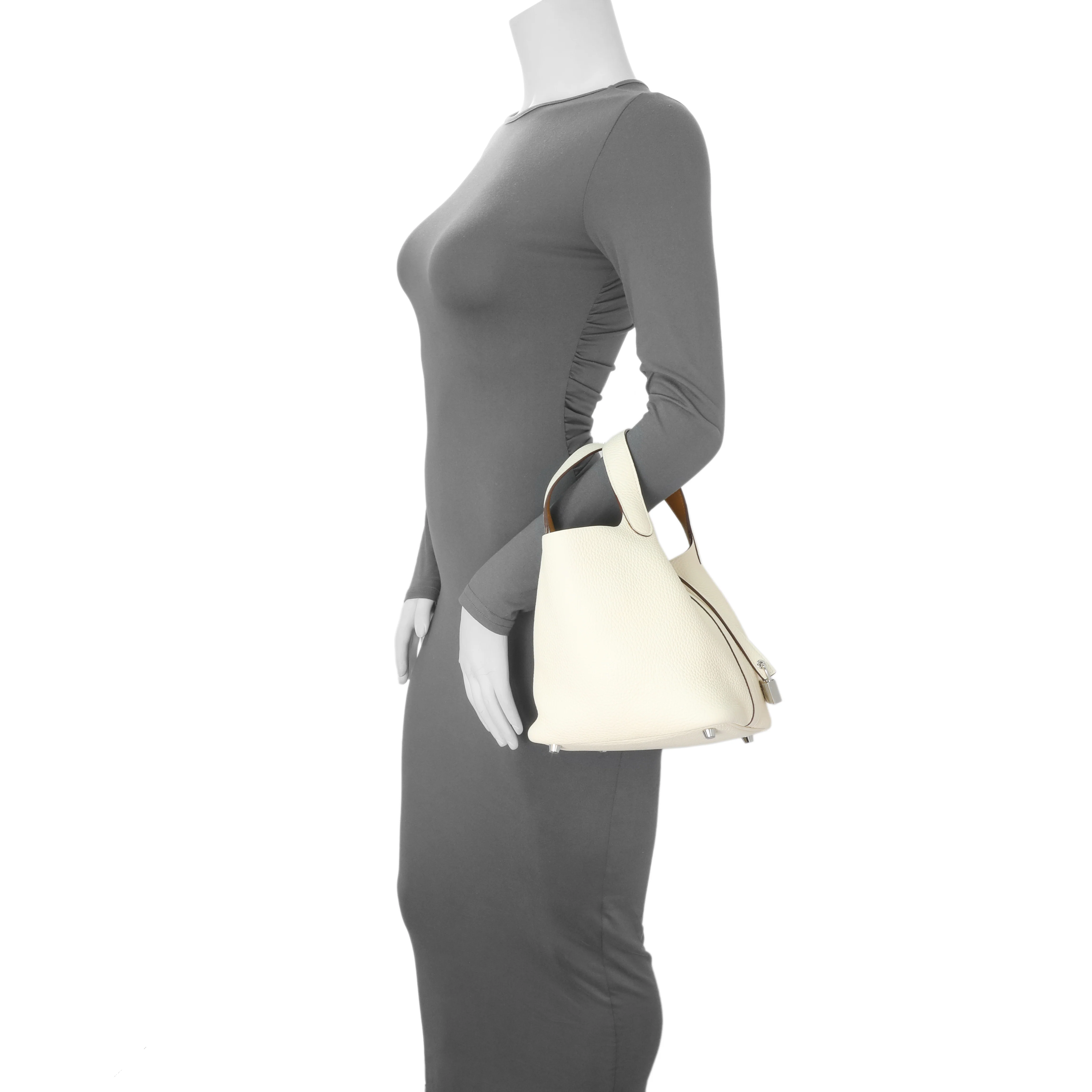 Hermes Nata Clemence Picotin 18 - Image 7