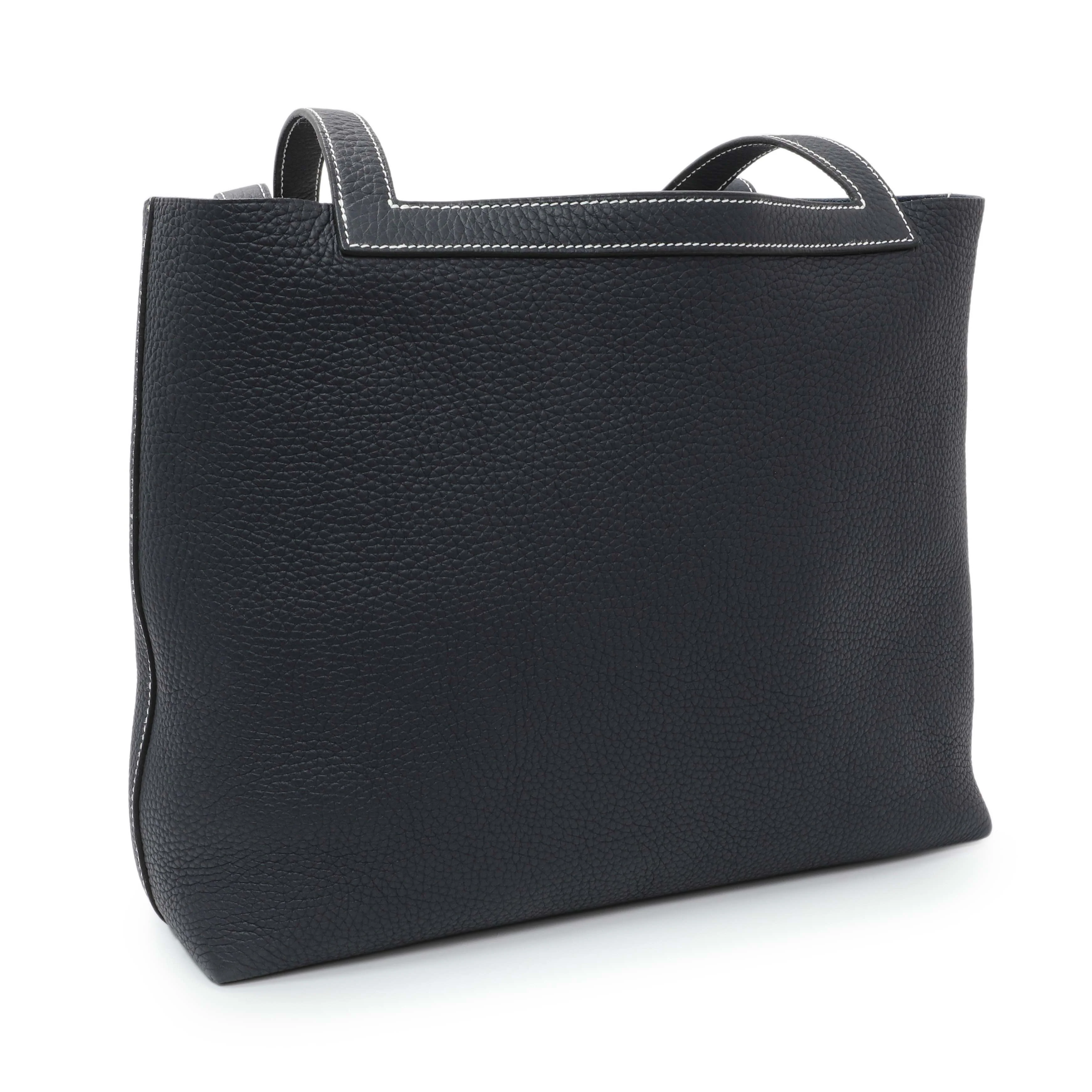 Hermes Navy Clemence Cabasellier 31 - Image 2