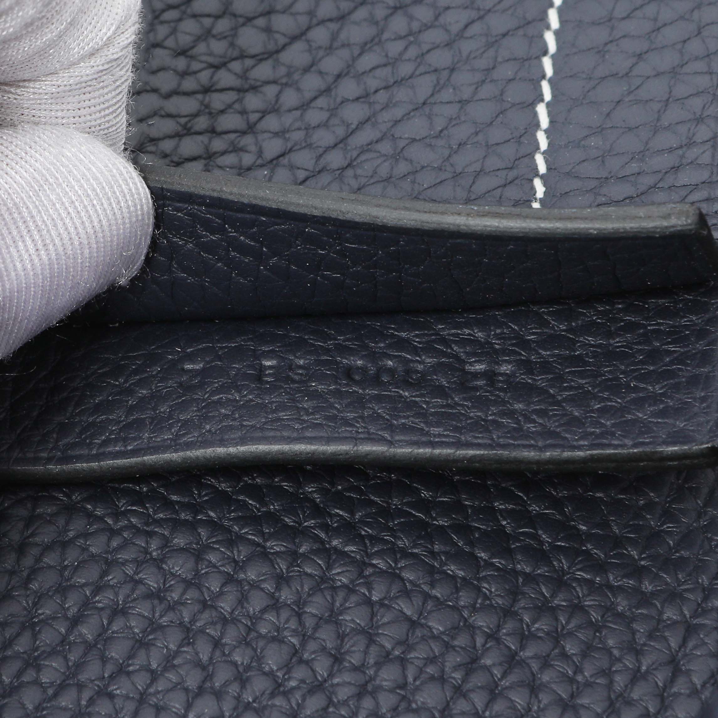 Hermes Navy Clemence Cabasellier 31 - Image 6