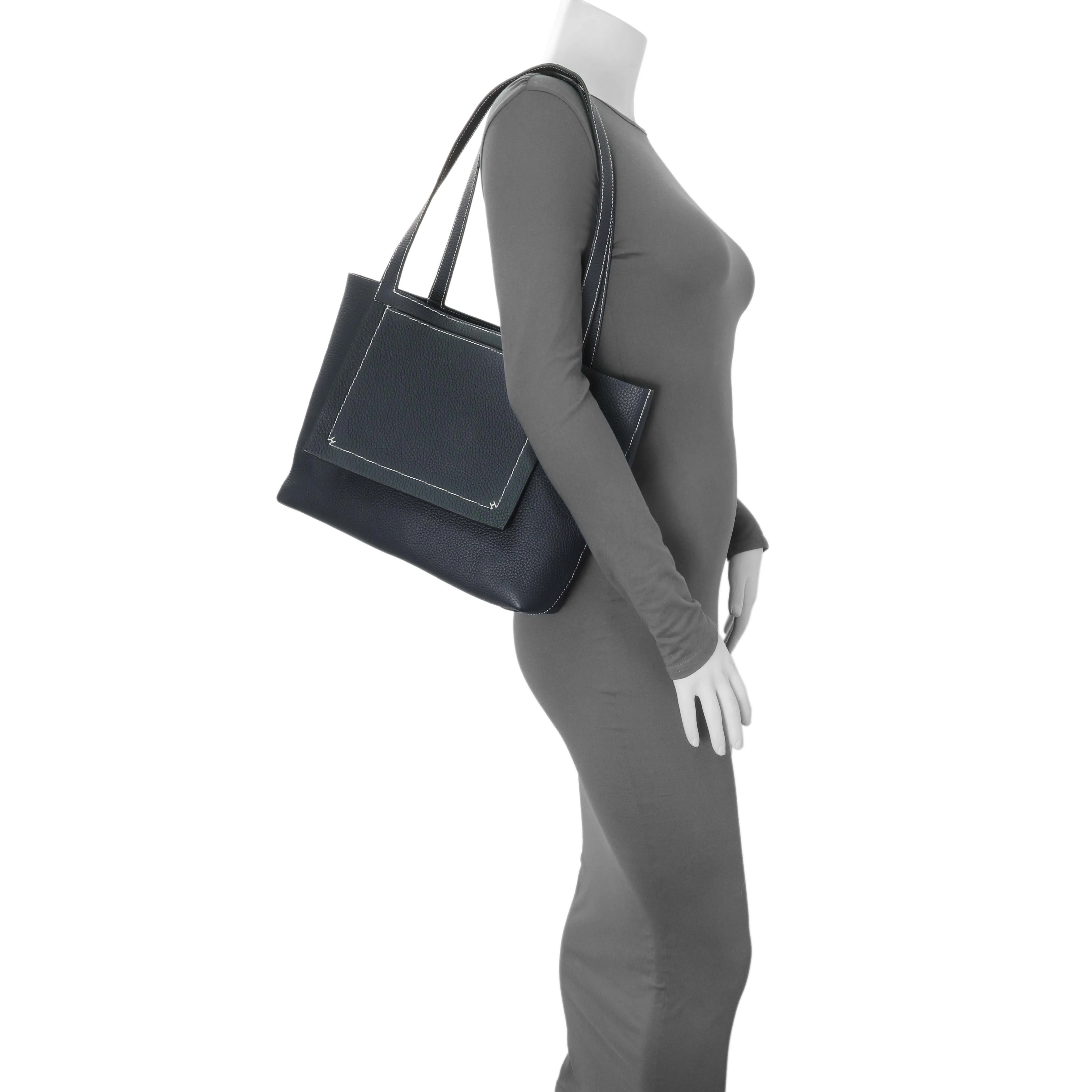 Hermes Navy Clemence Cabasellier 31 - Image 7