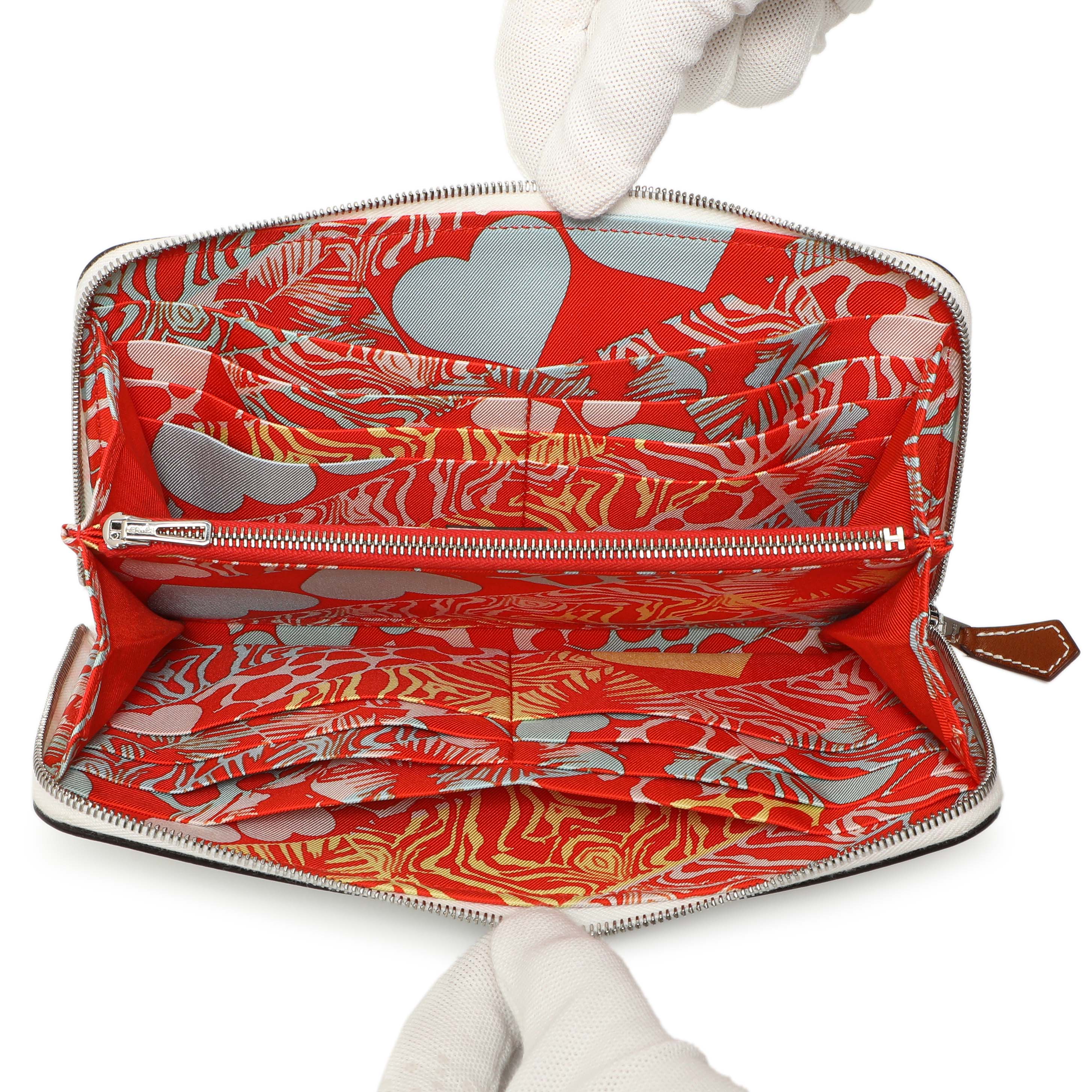 Hermes New White Evercolor Silk'in Long Wallet - Image 12