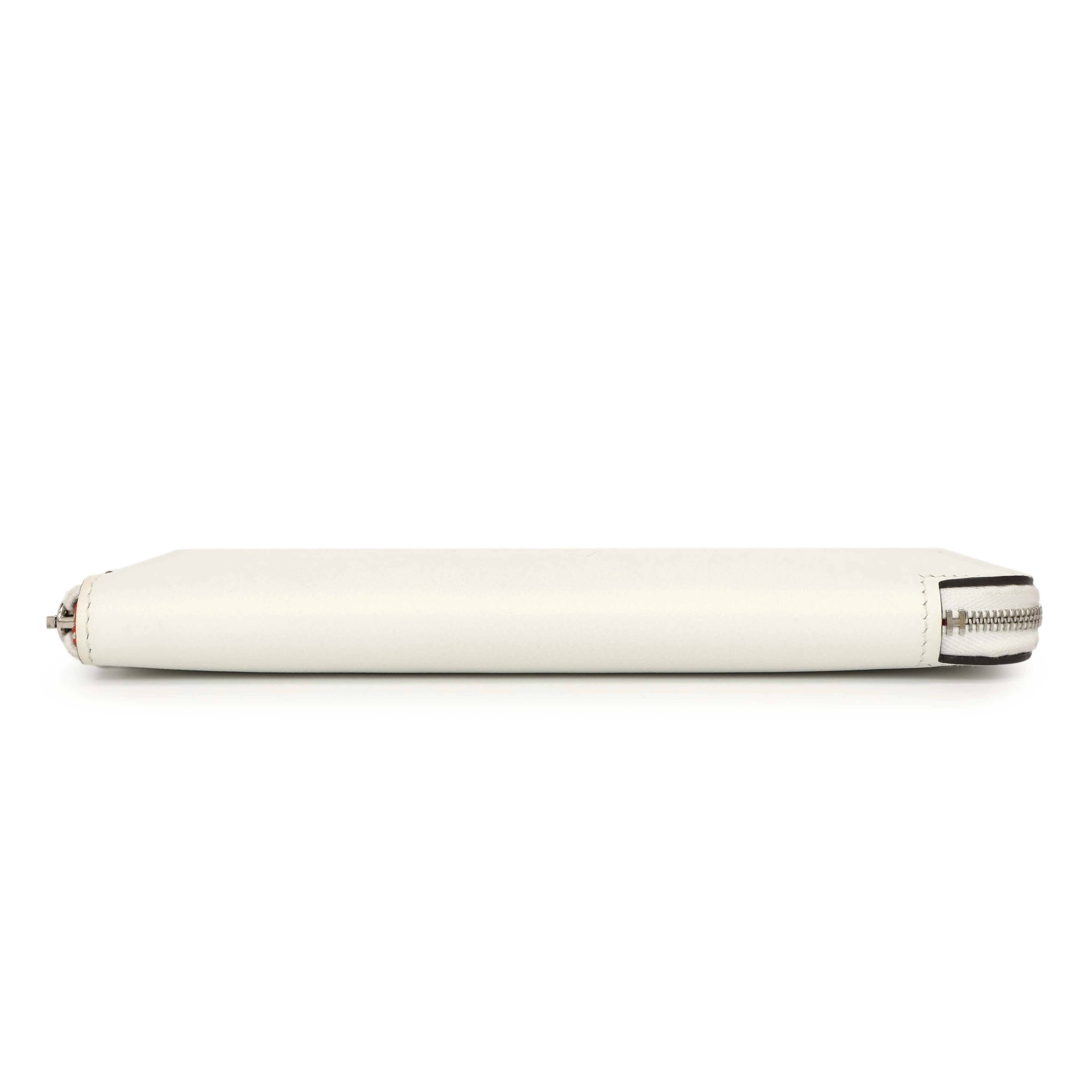 Hermes New White Evercolor Silk'in Long Wallet - Image 3
