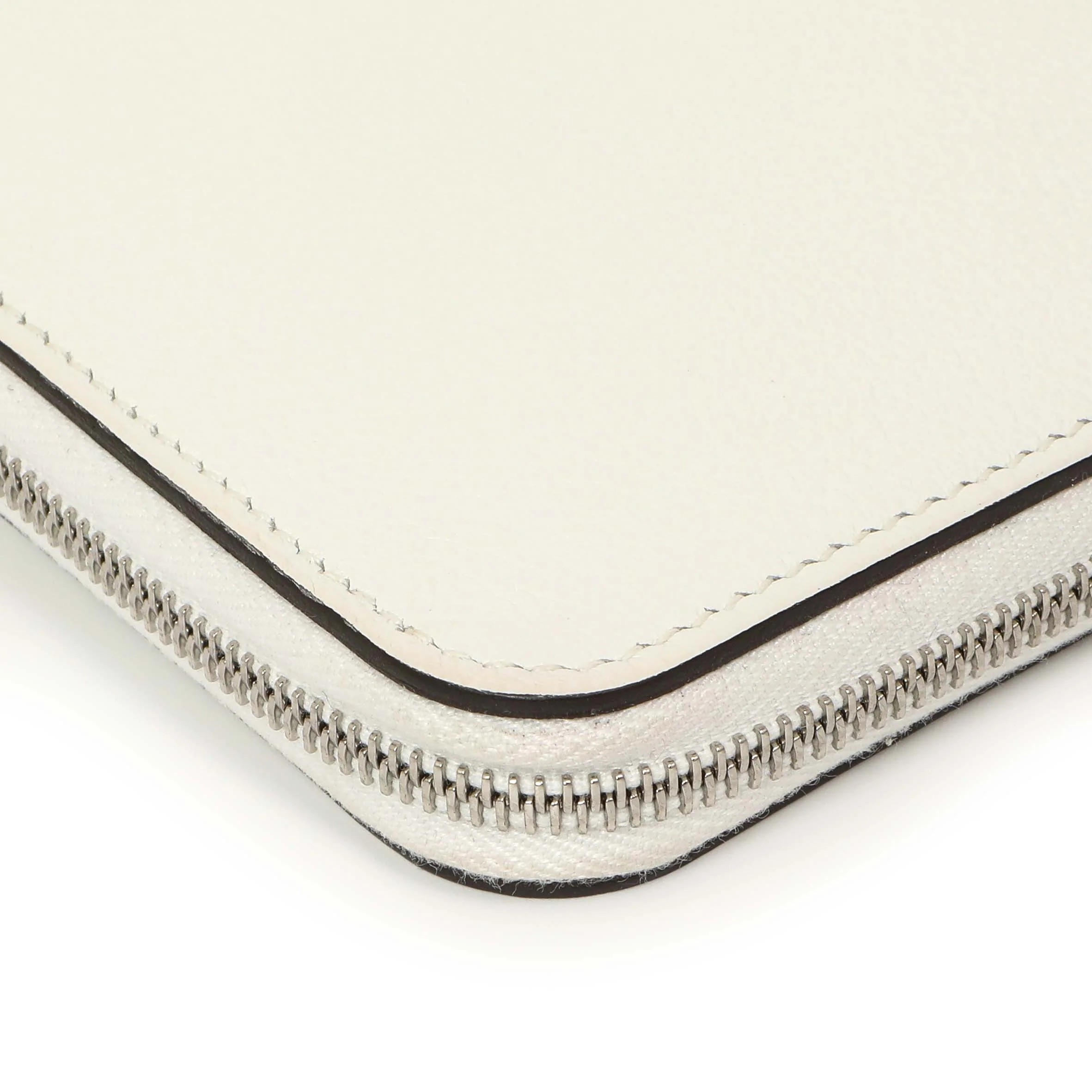 Hermes New White Evercolor Silk'in Long Wallet - Image 8