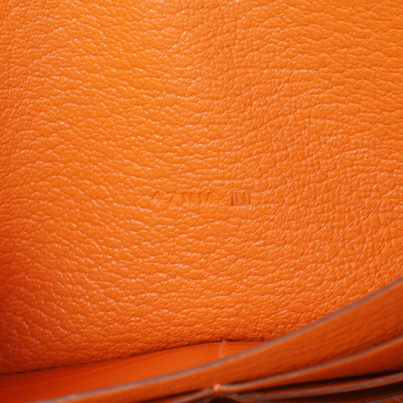Hermes Orange Chevre Mysore Azap Wallet - Image 14