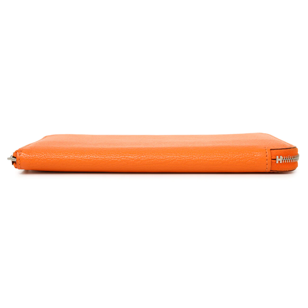 Hermes Orange Chevre Mysore Azap Wallet - Image 3