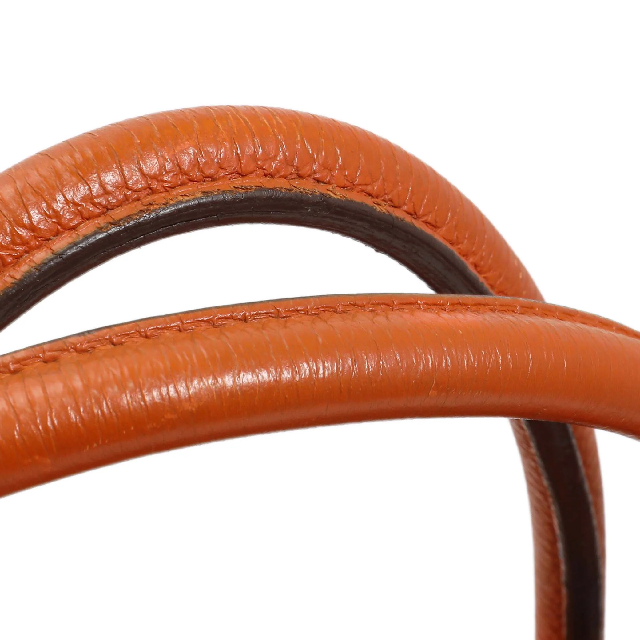 Hermes Orange Clemence Birkin 35 - Image 15
