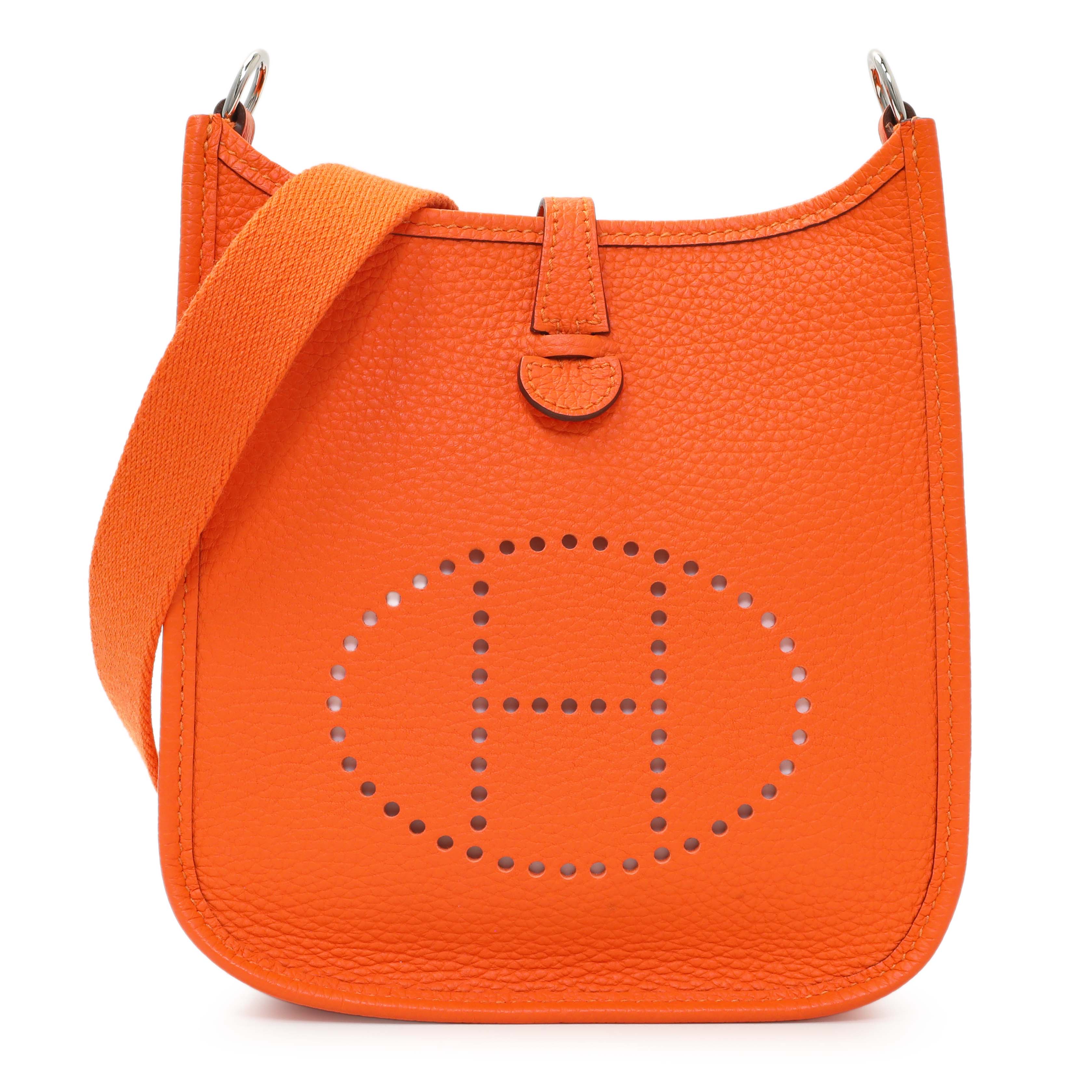 Hermes Orange Clemence Evelyne TPM