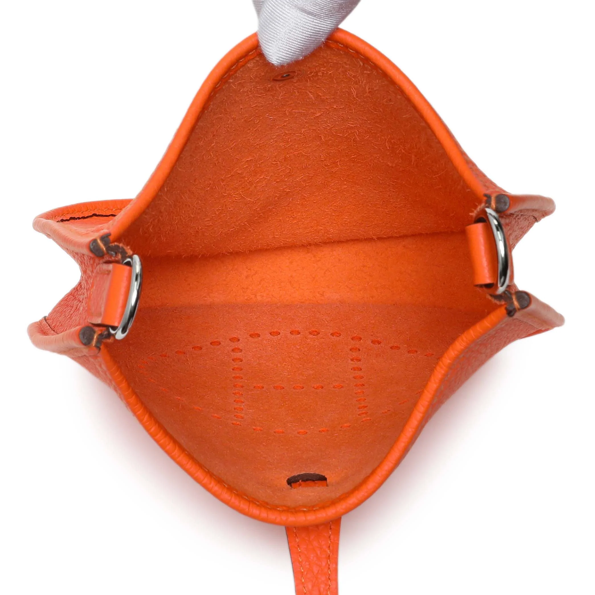 Hermes Orange Clemence Evelyne TPM - Image 4