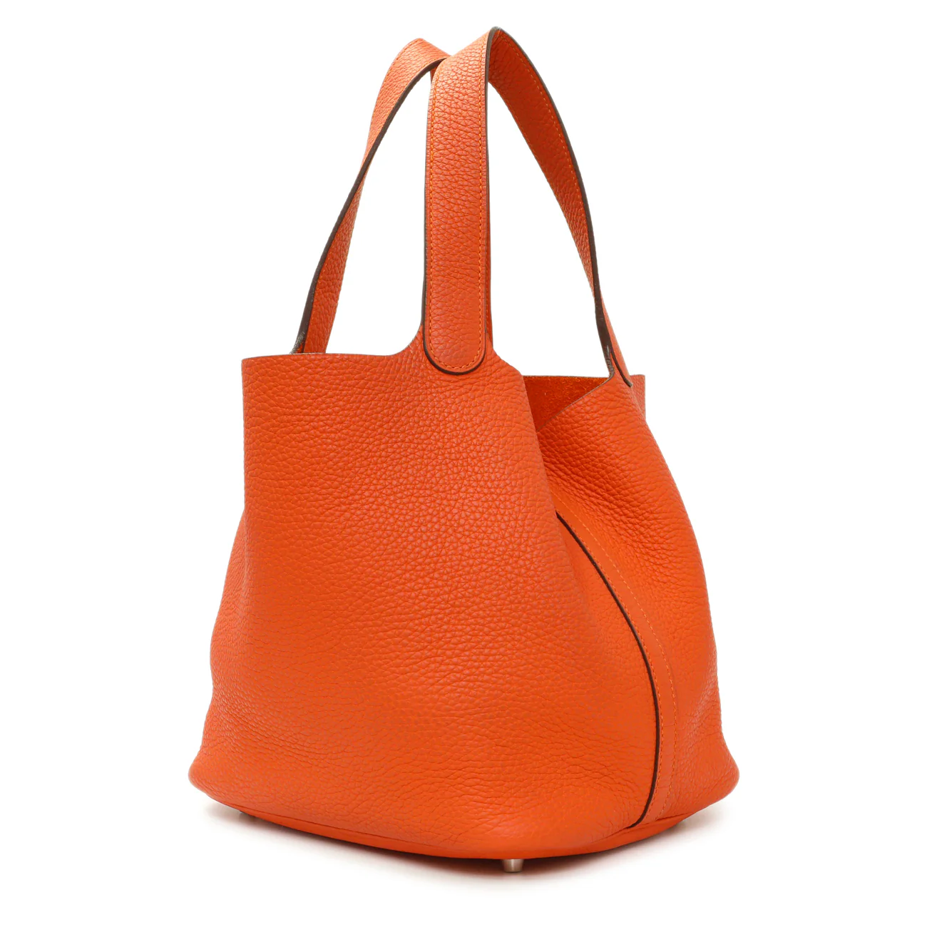 Hermes Orange Clemence Picotin Lock 22 - Image 2