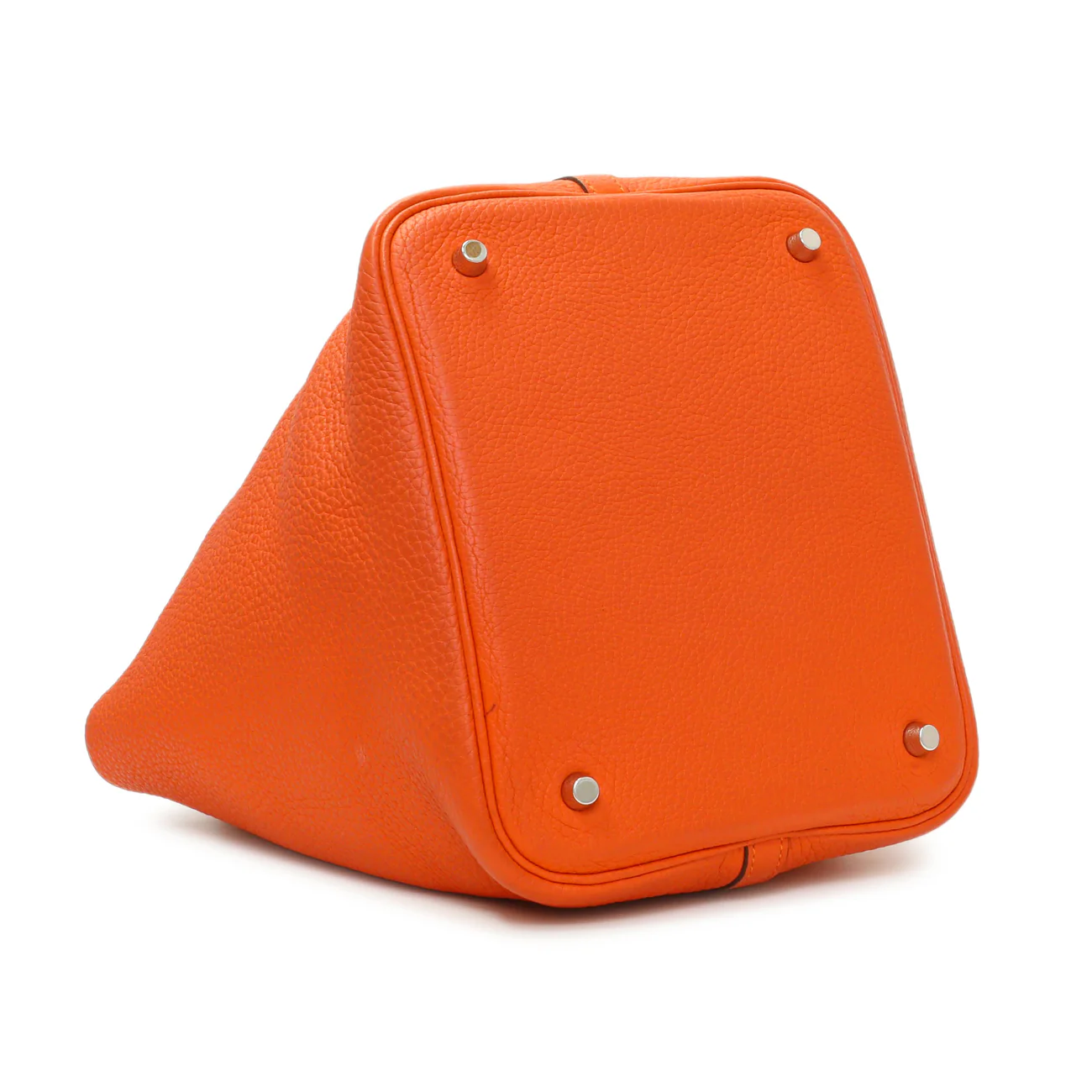 Hermes Orange Clemence Picotin Lock 22 - Image 3