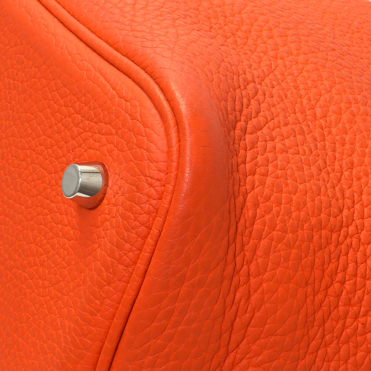 Hermes Orange Clemence Picotin Lock 22 - Image 7