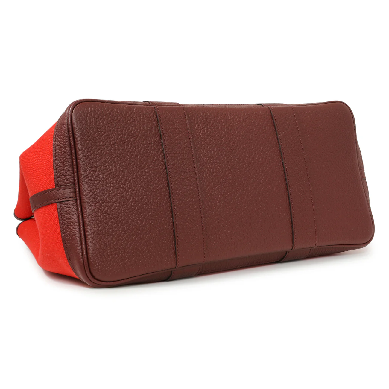 Hermes Red Burgundy Toile Negonda Garden Party 36 - Image 3