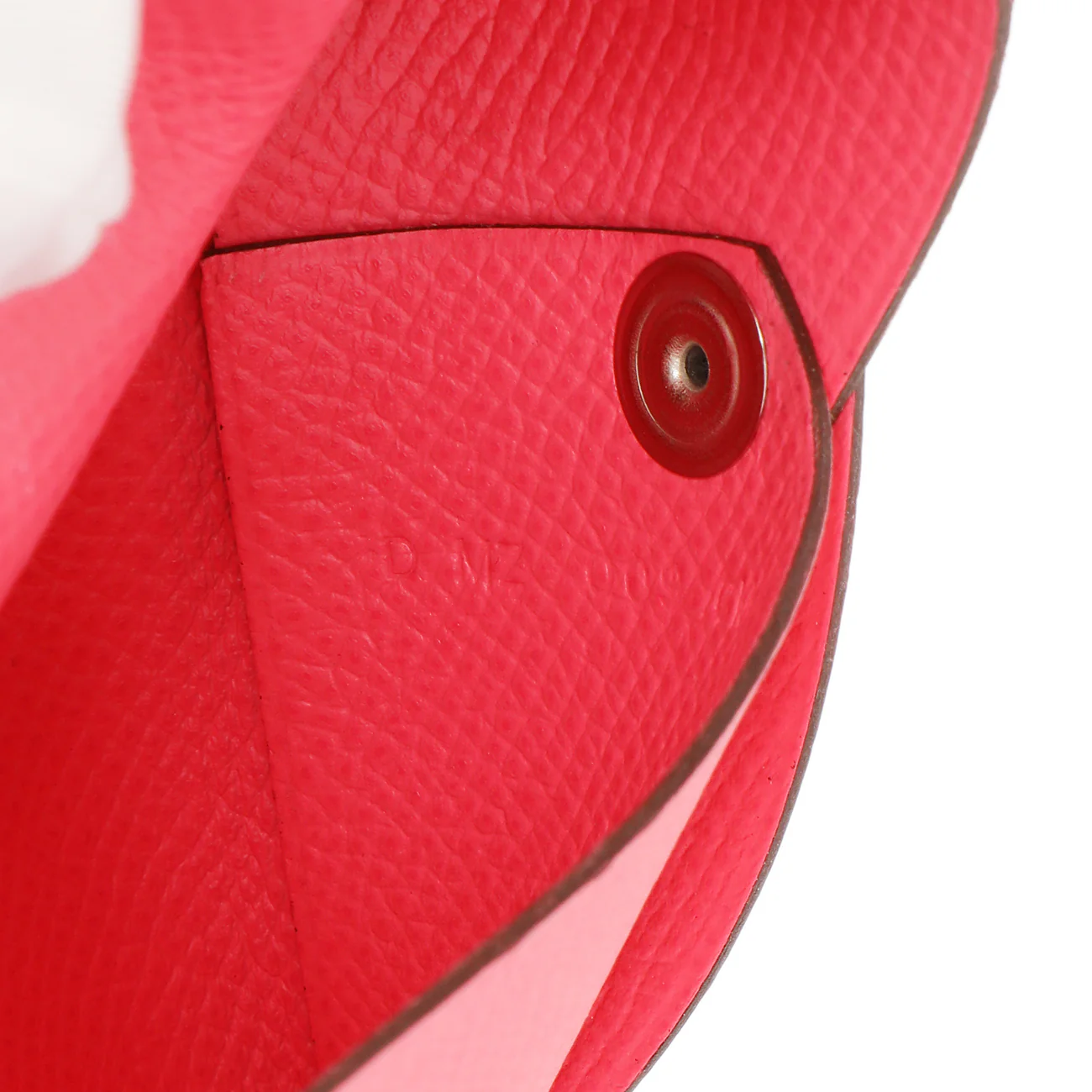 Hermes Rose Azalee Epsom Calvi Card Case - Image 10