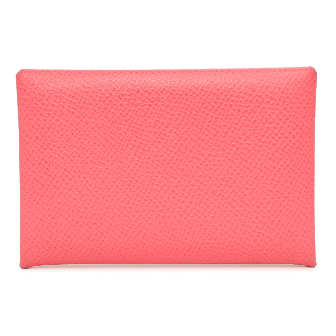 Hermes Rose Azalee Epsom Calvi Card Case - Image 2