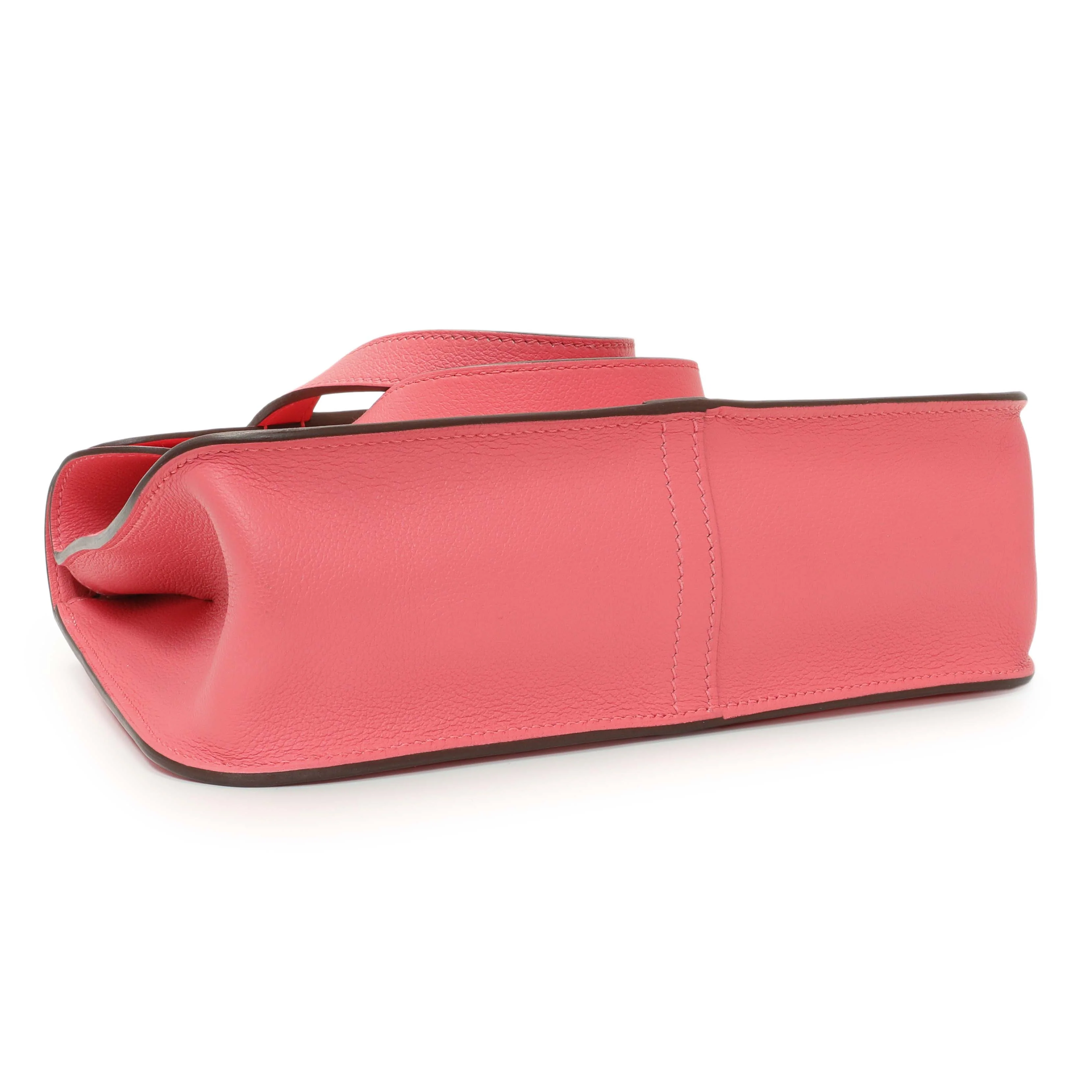 Hermes Rose Azalee Evercolor Halzan 25 - Image 3