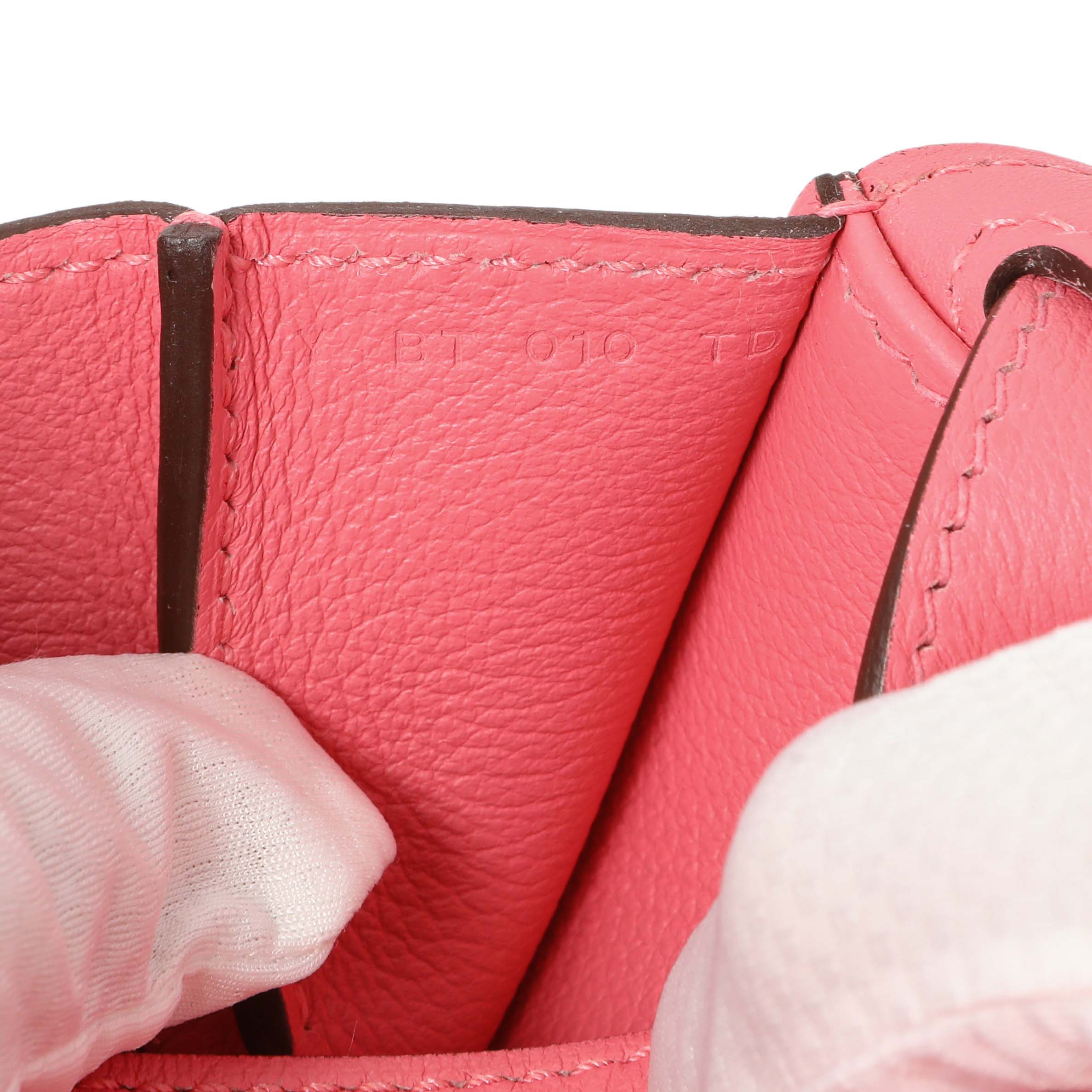 Hermes Rose Azalee Evercolor Halzan 25 - Image 6