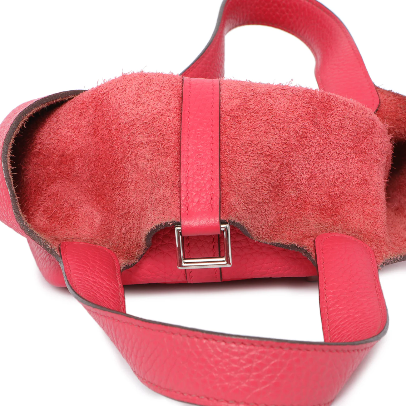 Hermes Rose Extreme Clemence Picotin Lock 18 - Image 6