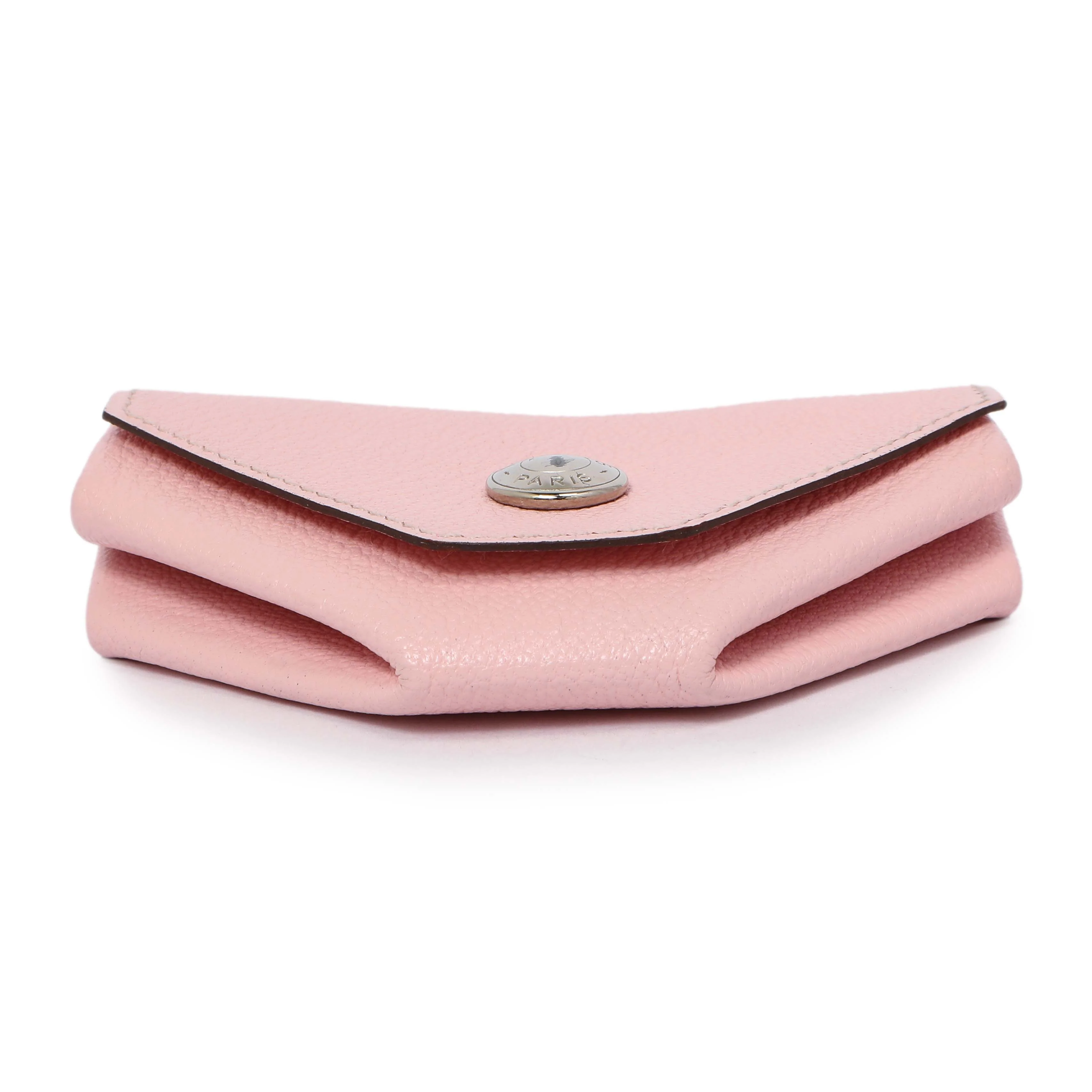 Hermes Rose Sakura Chevre 72 Coin Purse - Image 3