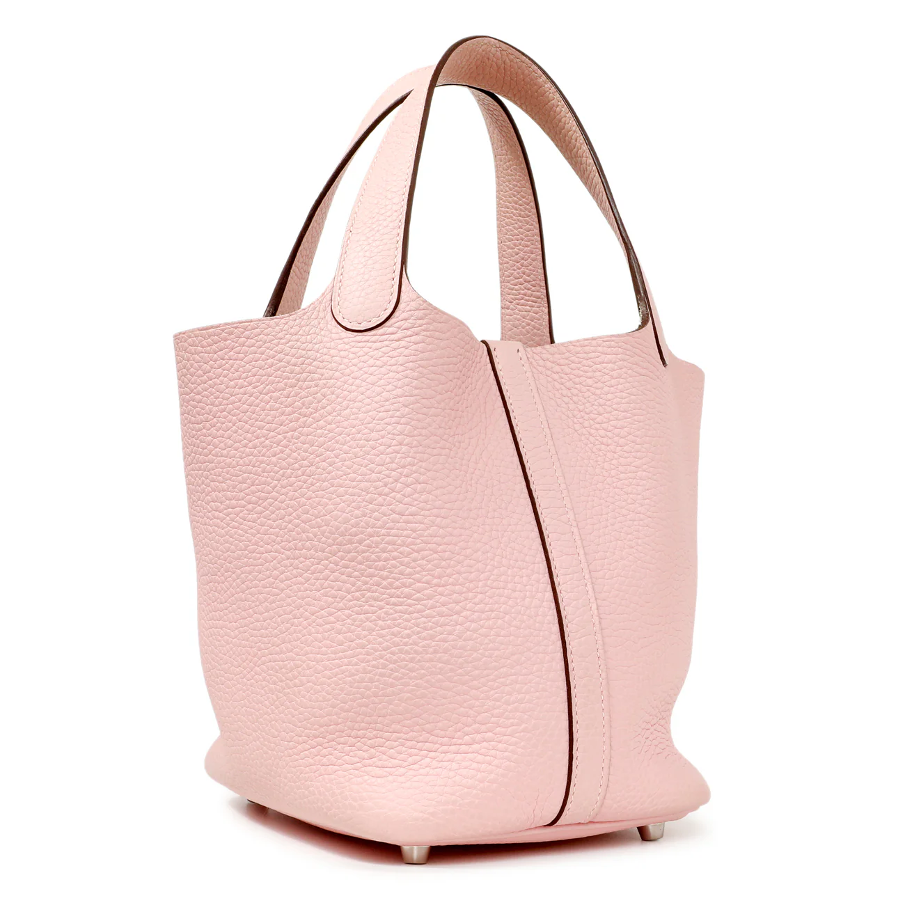 Hermes Rose Sakura Taurillon Clemence Picotin Lock 18 - Image 2
