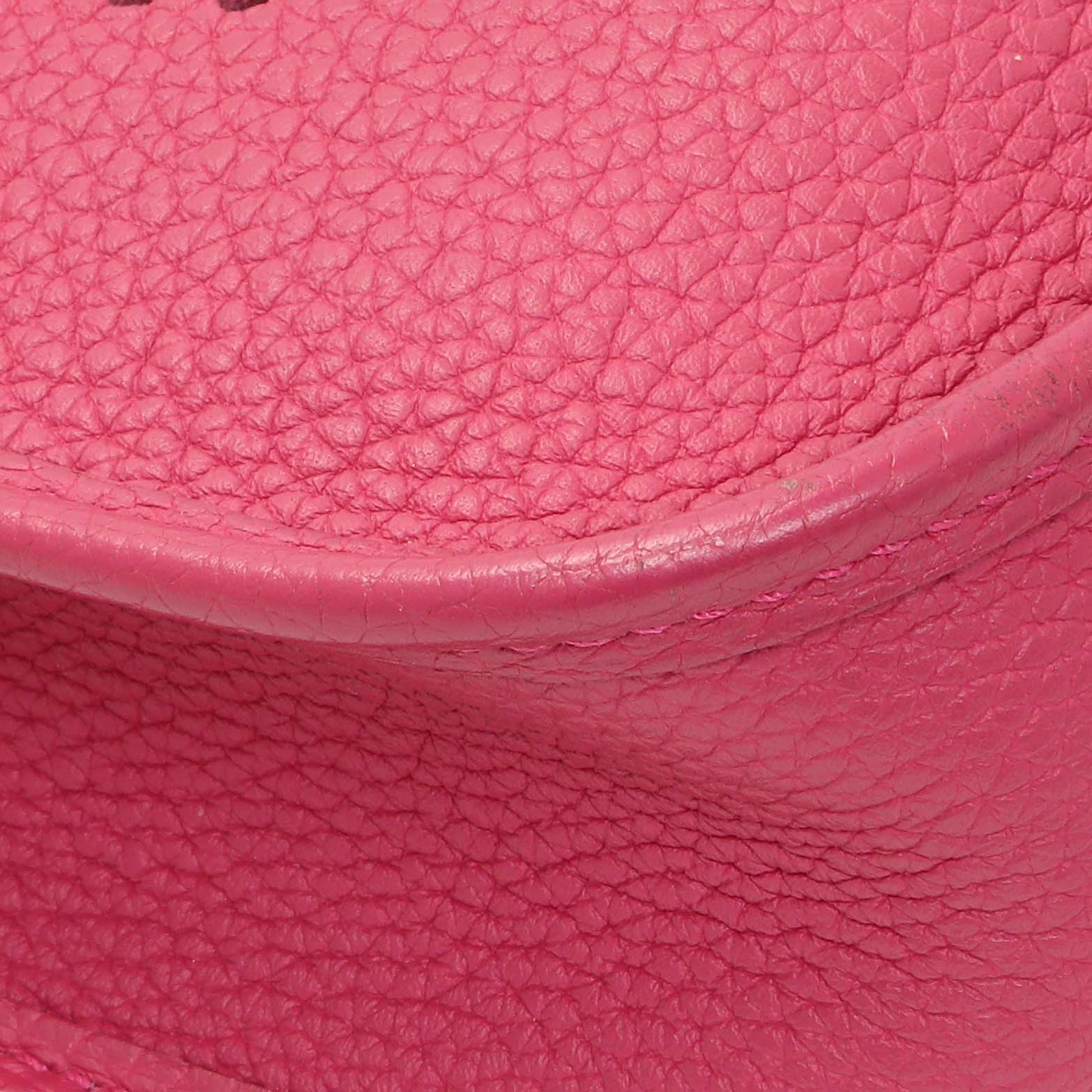 Hermes Rose Shocking Clemence Evelyne TPM - Image 4