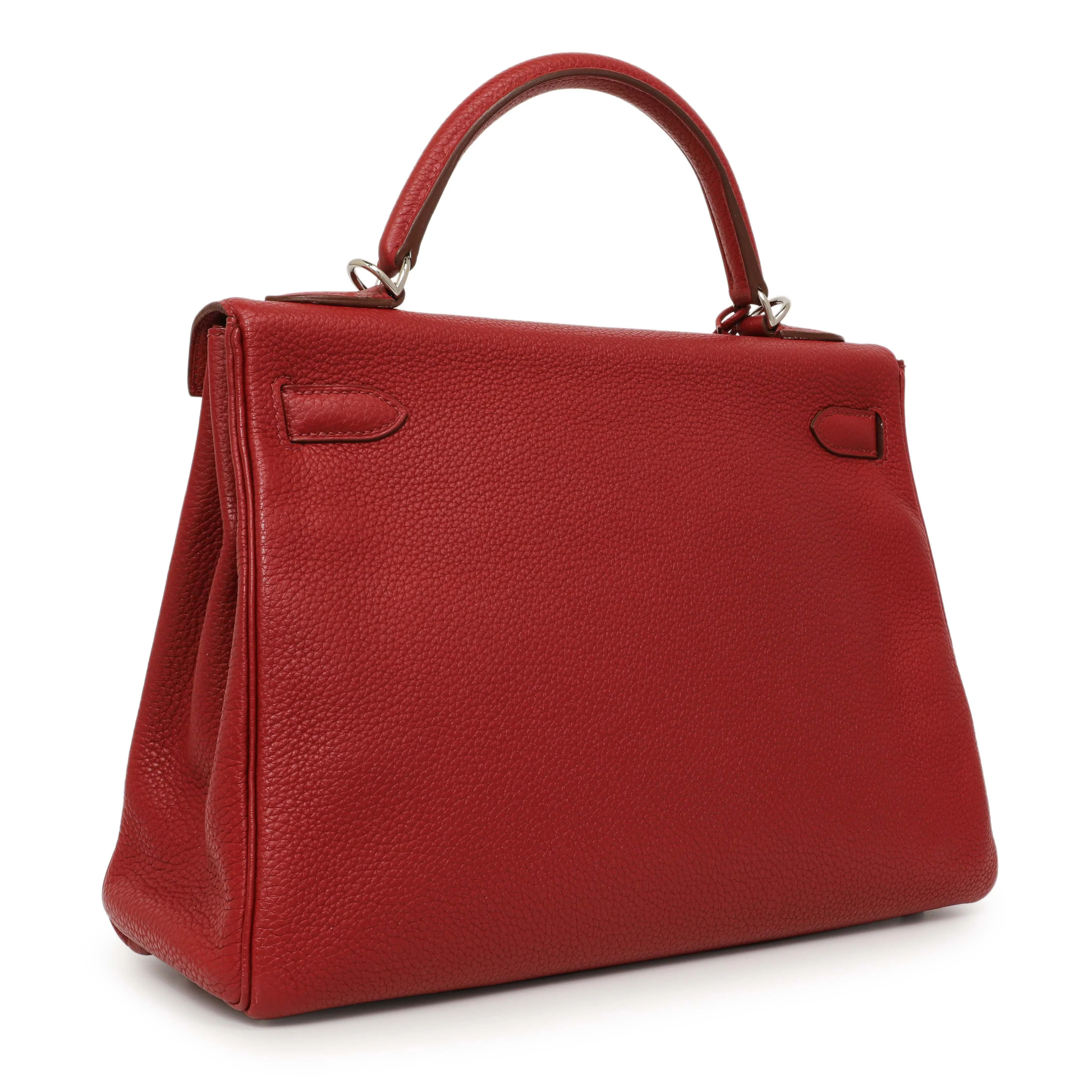 Hermes Rouge Garance Togo Kelly Retourne 32 - Image 2