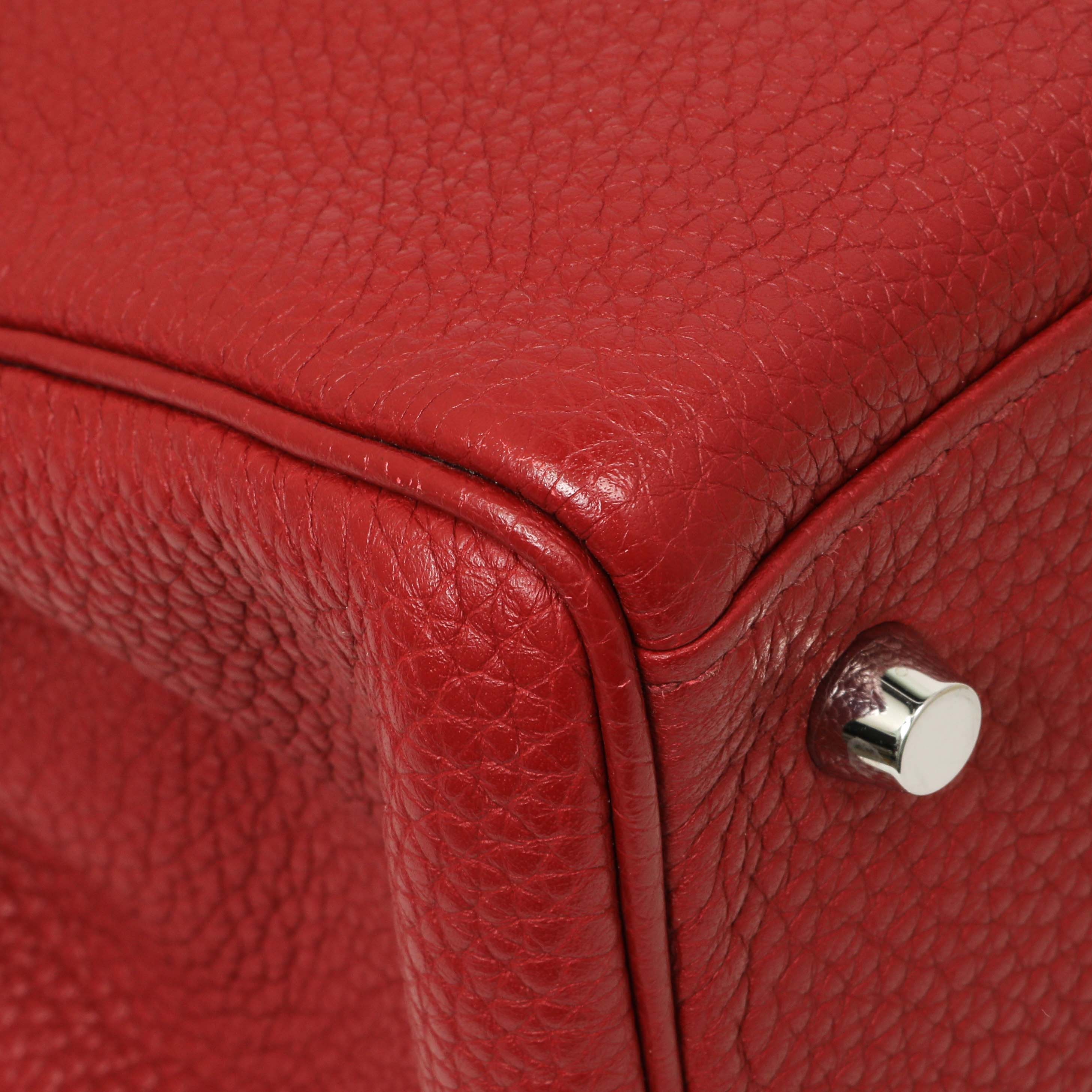 Hermes Rouge Garance Togo Kelly Retourne 32 - Image 6