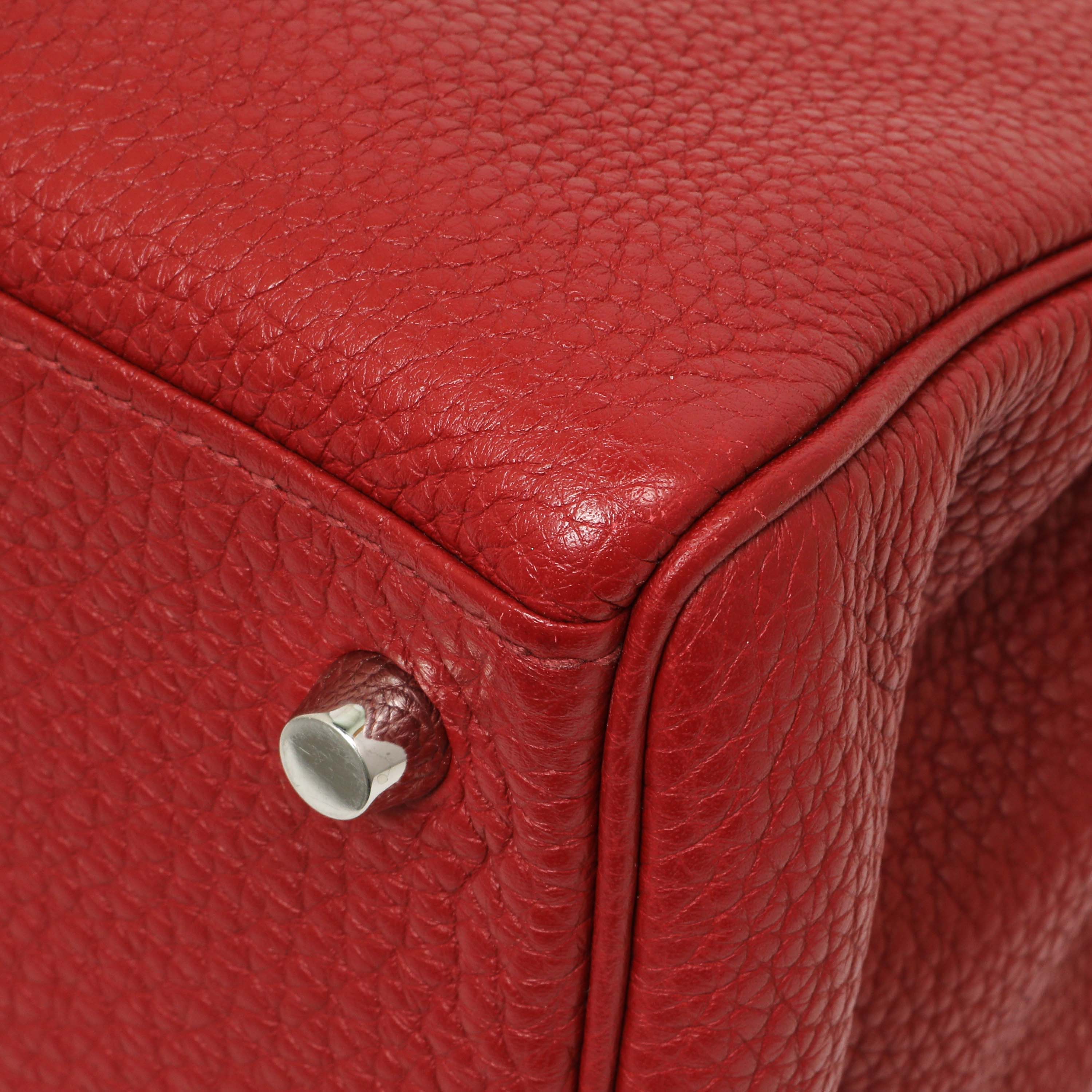 Hermes Rouge Garance Togo Kelly Retourne 32 - Image 7