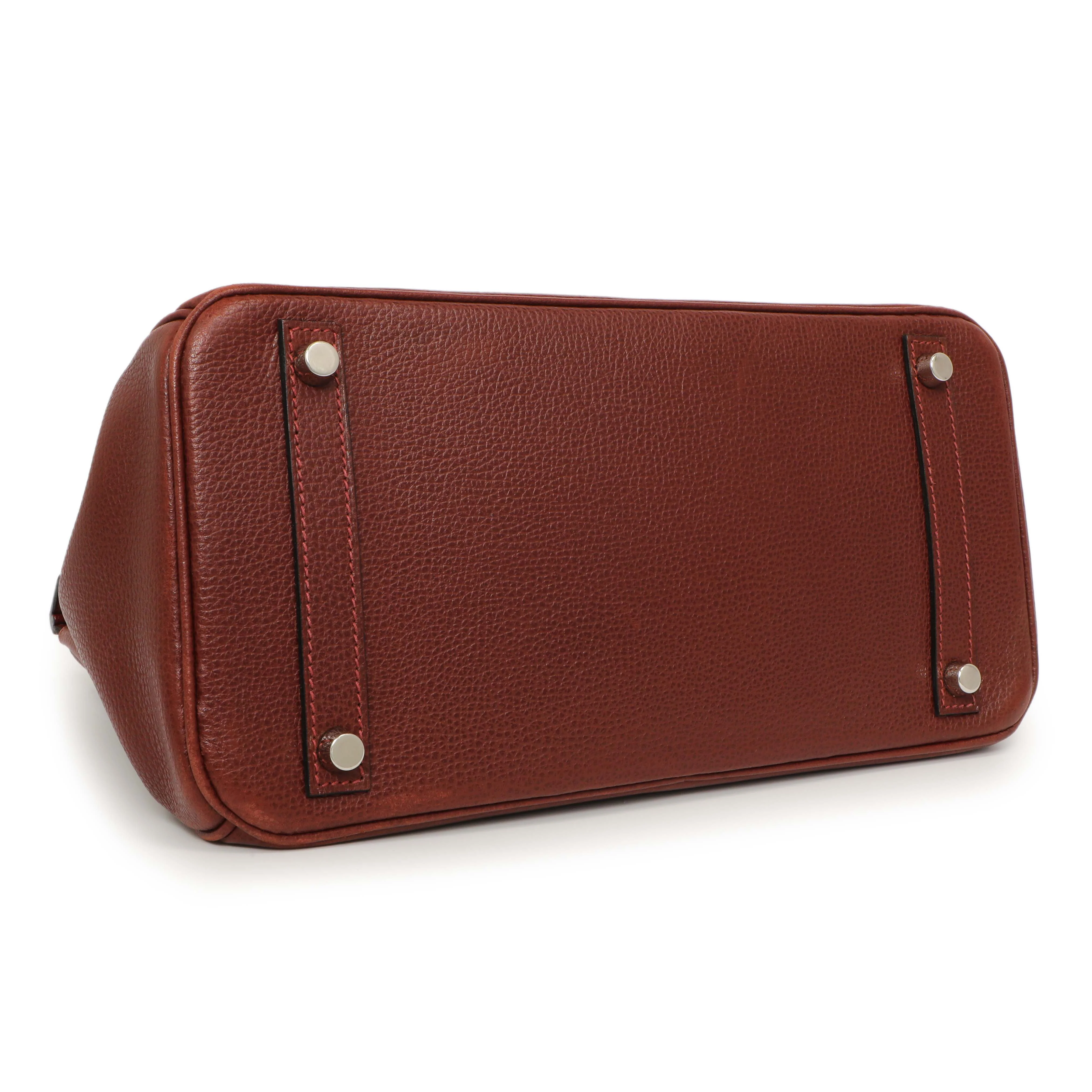Hermes Rouge H Ardennes Birkin 30 - Image 3