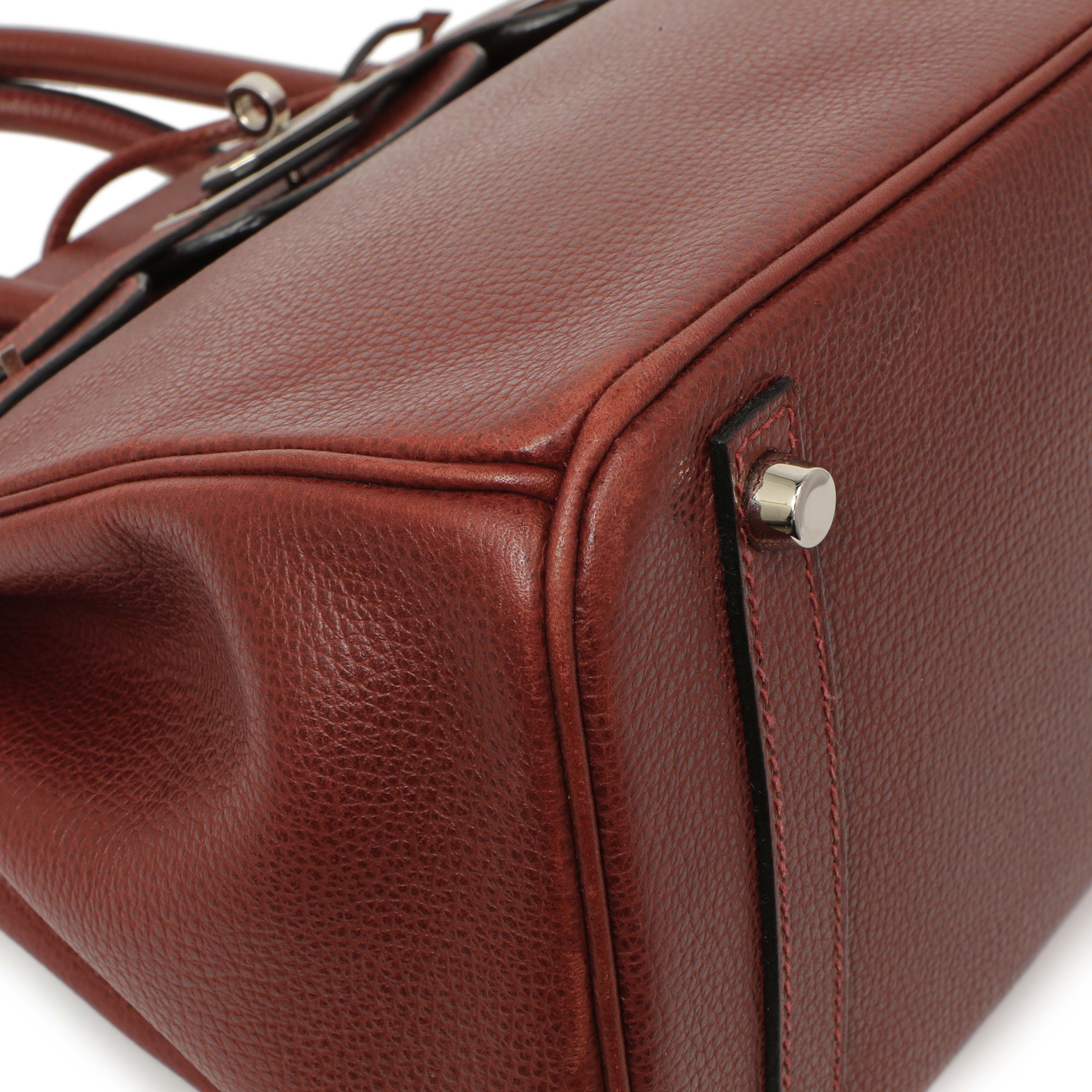 Hermes Rouge H Ardennes Birkin 30 - Image 4