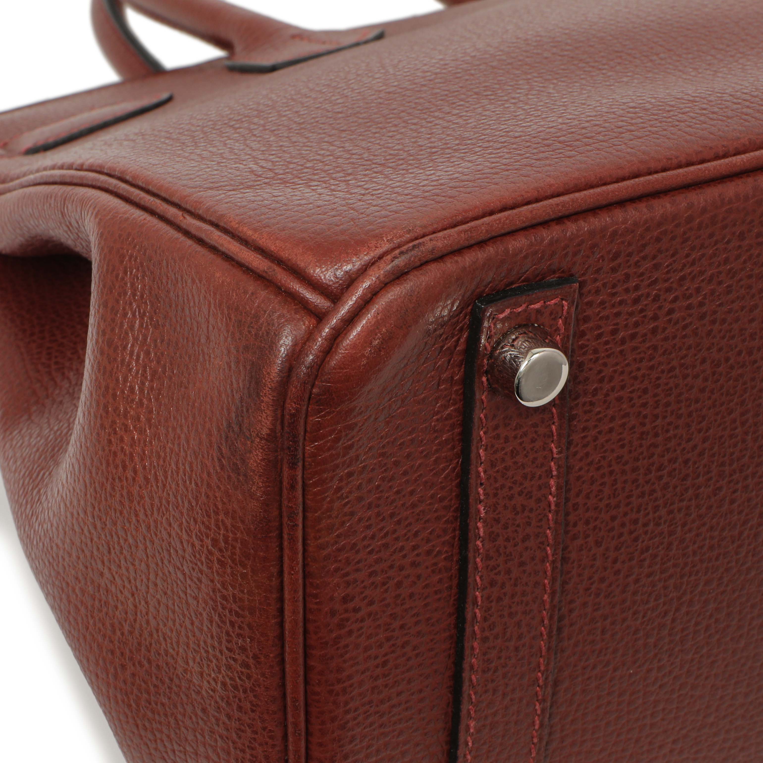 Hermes Rouge H Ardennes Birkin 30 - Image 6