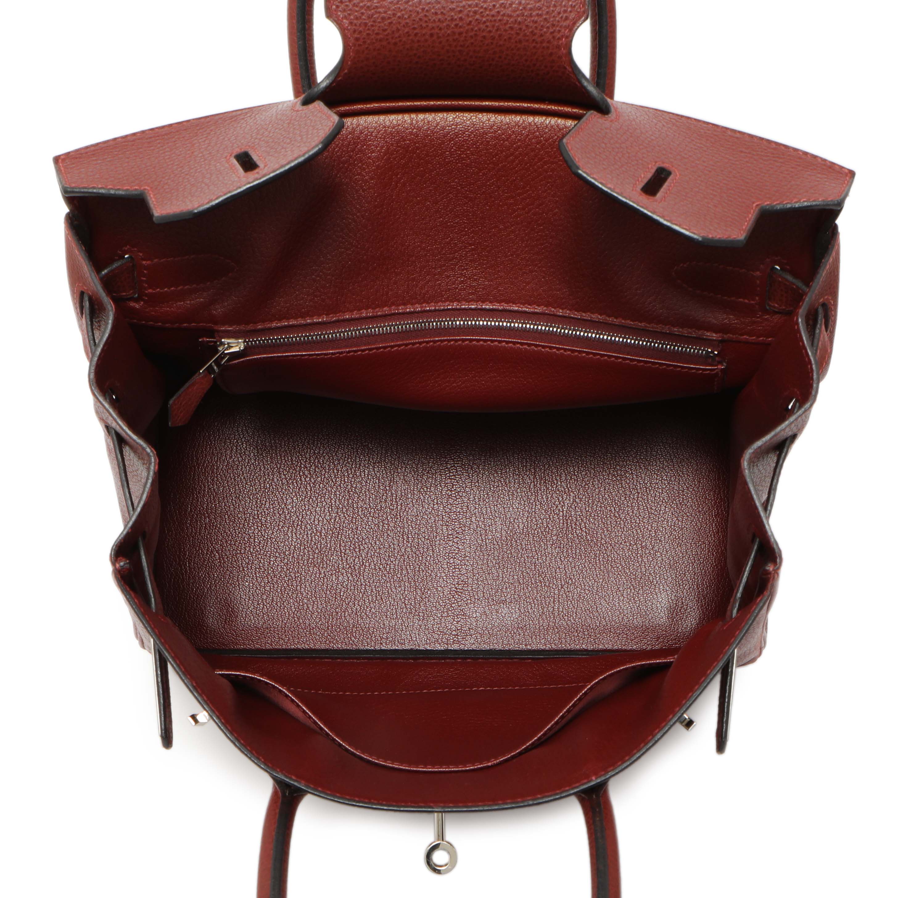 Hermes Rouge H Ardennes Birkin 30 - Image 7