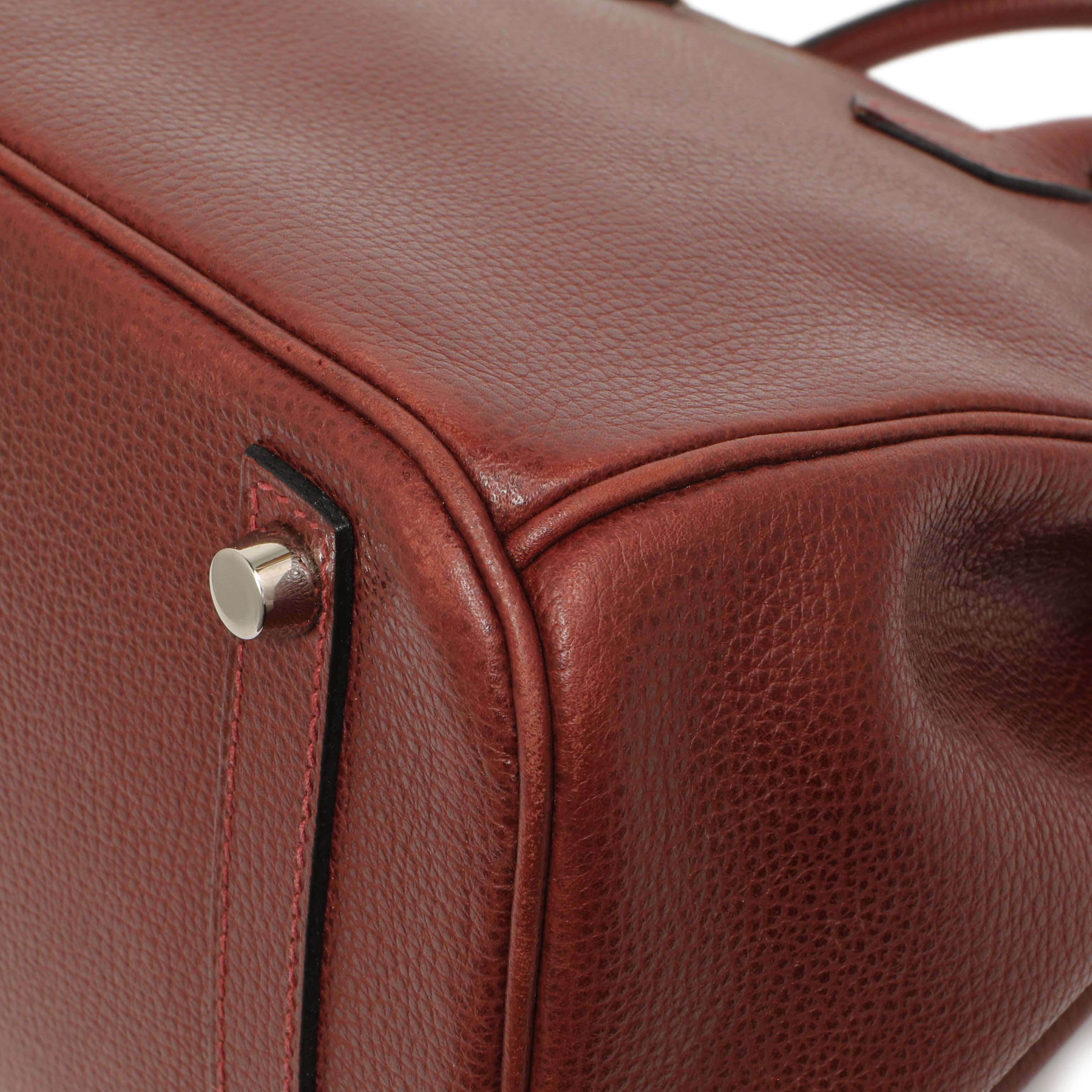 Hermes Rouge H Ardennes Birkin 30 - Image 8